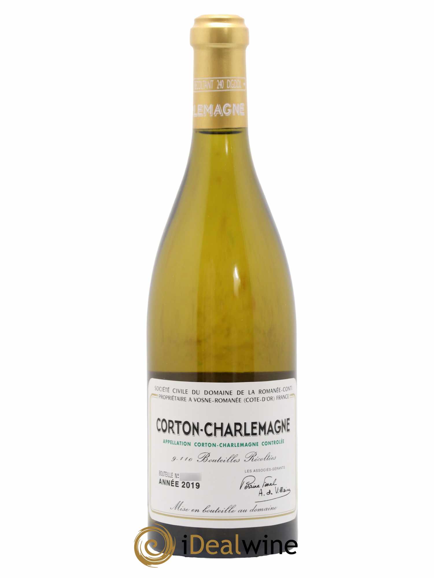 Corton-Charlemagne Grand Cru Domaine de la Romanée-Conti 2019 - Lot de 1 bouteille - 1