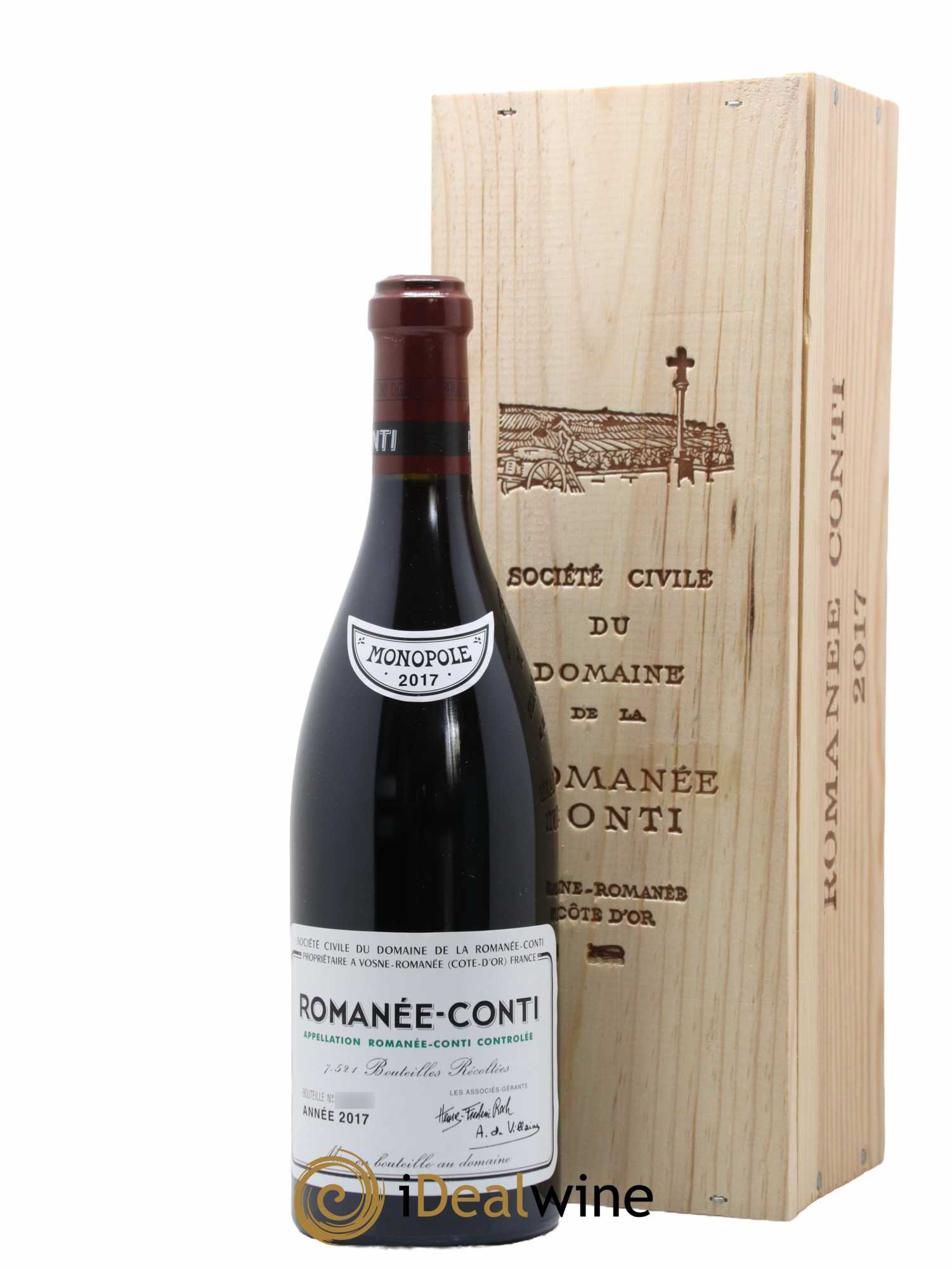 Romanée-Conti Grand Cru Domaine de la Romanée-Conti 2017 - Lot de 1 bouteille - 0