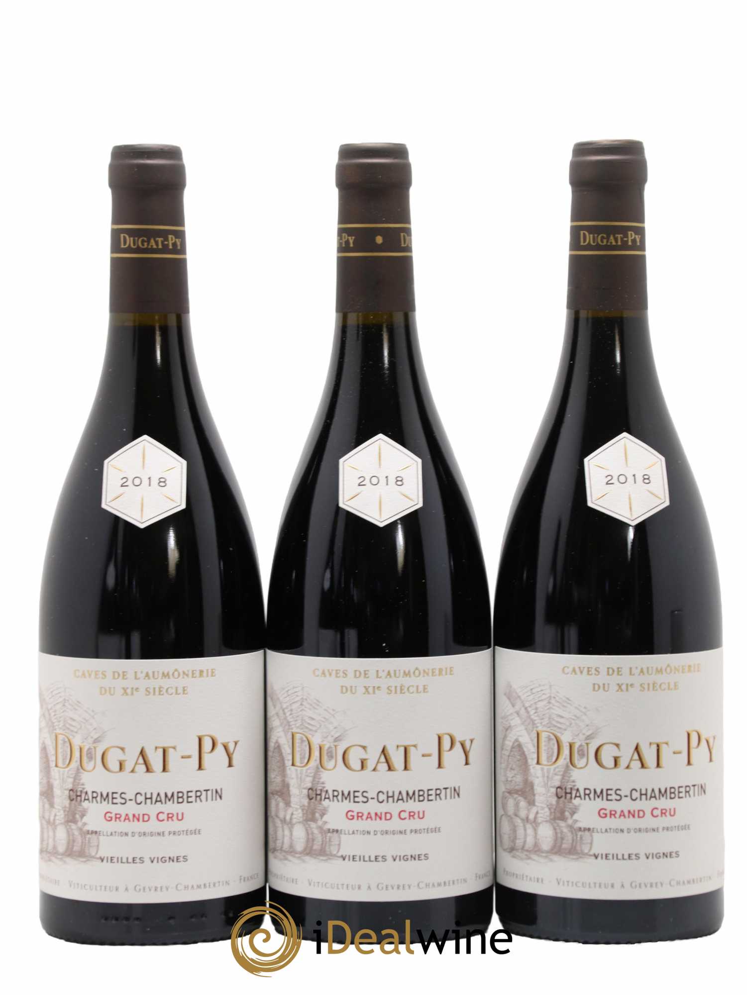 Charmes-Chambertin Grand Cru Vieilles Vignes Dugat-Py 2018 - Lot de 6 bouteilles - 1