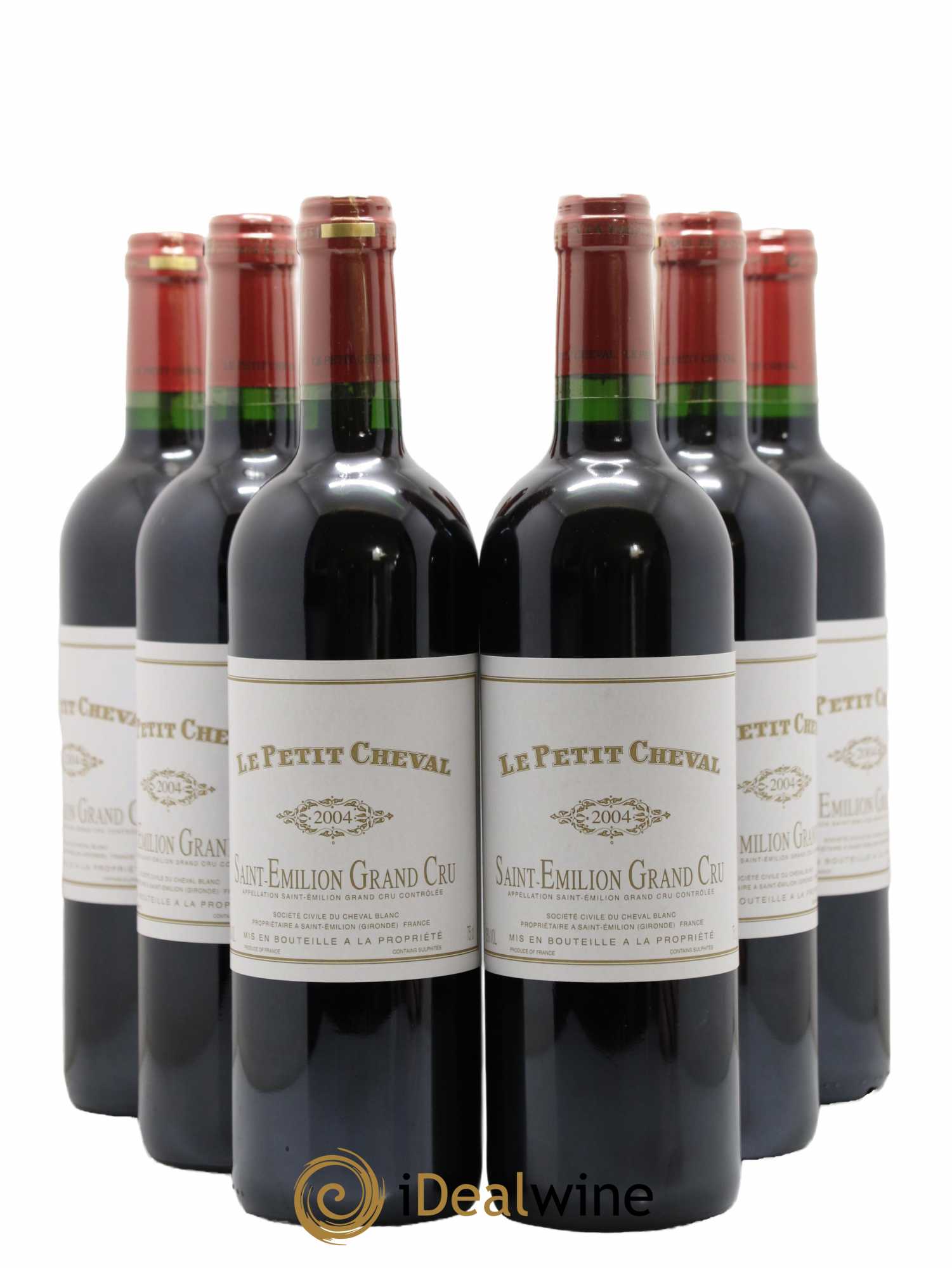 Le Petit Cheval Second Vin 2004 - Lot de 6 bouteilles - 0