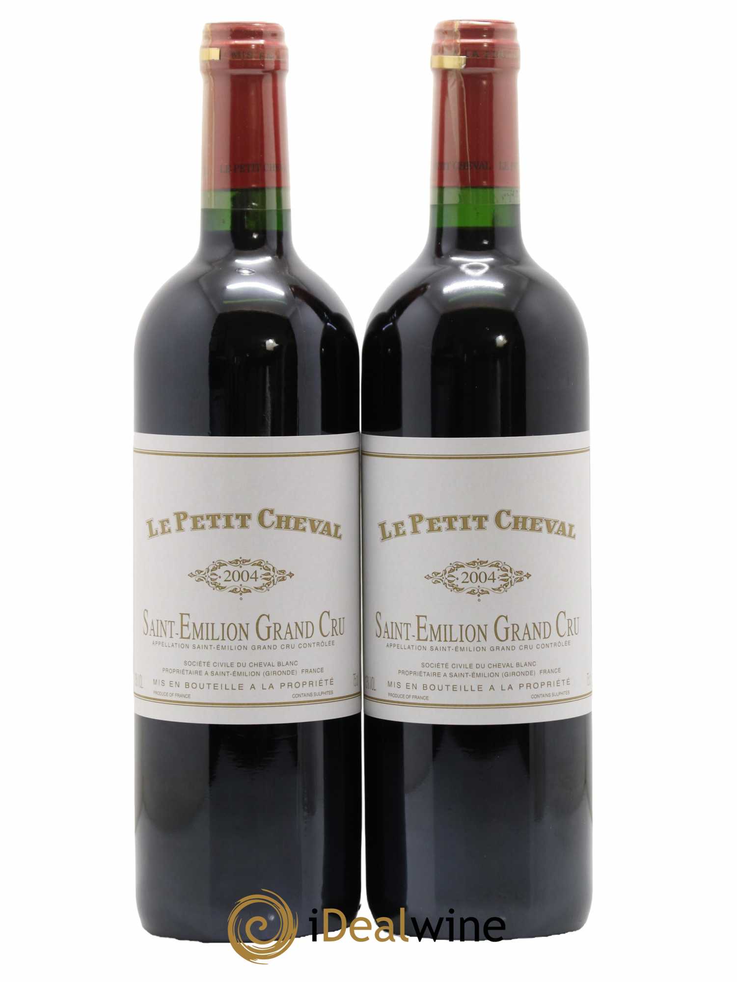Le Petit Cheval Second Vin 2004 - Lot de 2 bouteilles - 0