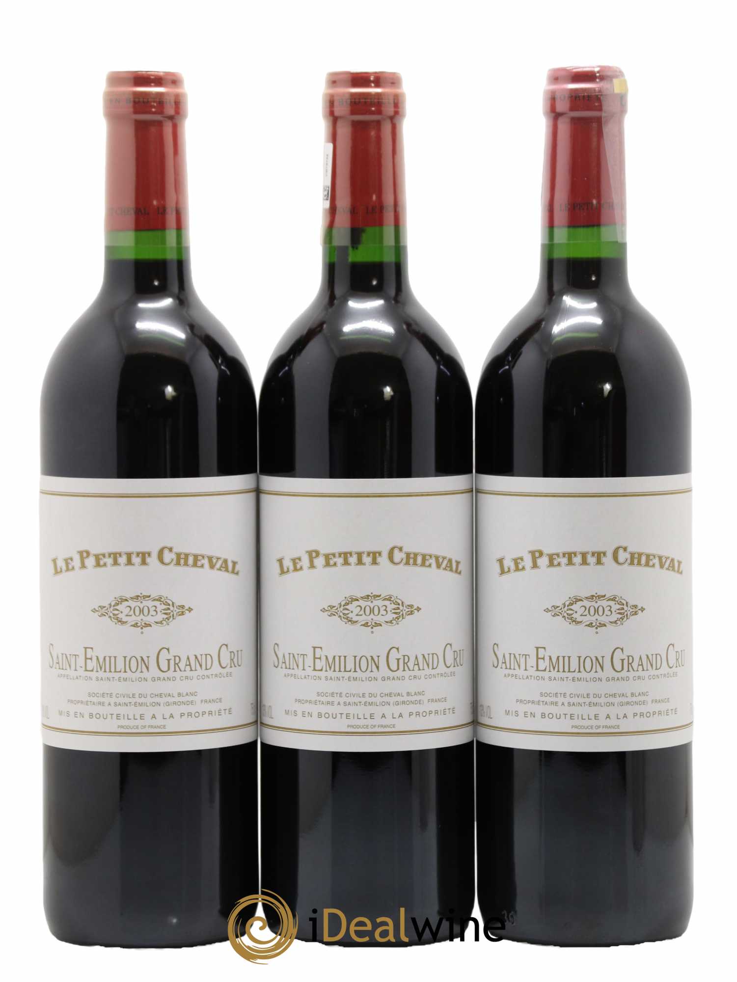 Le Petit Cheval Second Vin 2003 - Lot de 6 bouteilles - 2