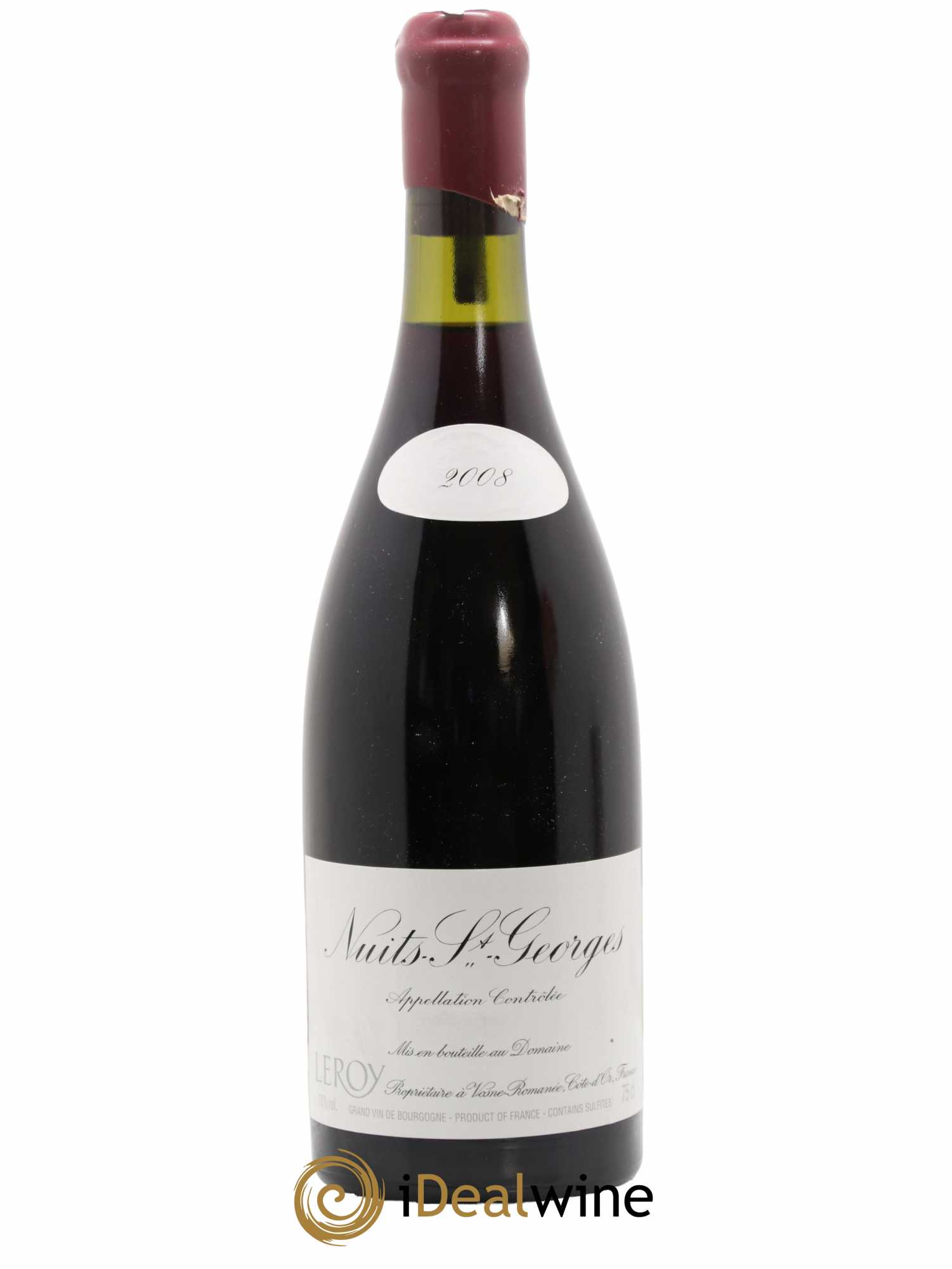 Nuits-Saint-Georges Leroy (Domaine) 2008 - Lot de 1 bouteille - 0