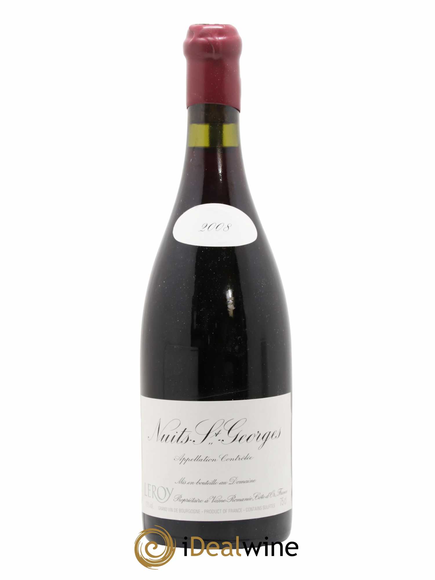 Nuits-Saint-Georges Leroy (Domaine) 2008 - Lot de 1 bouteille - 0