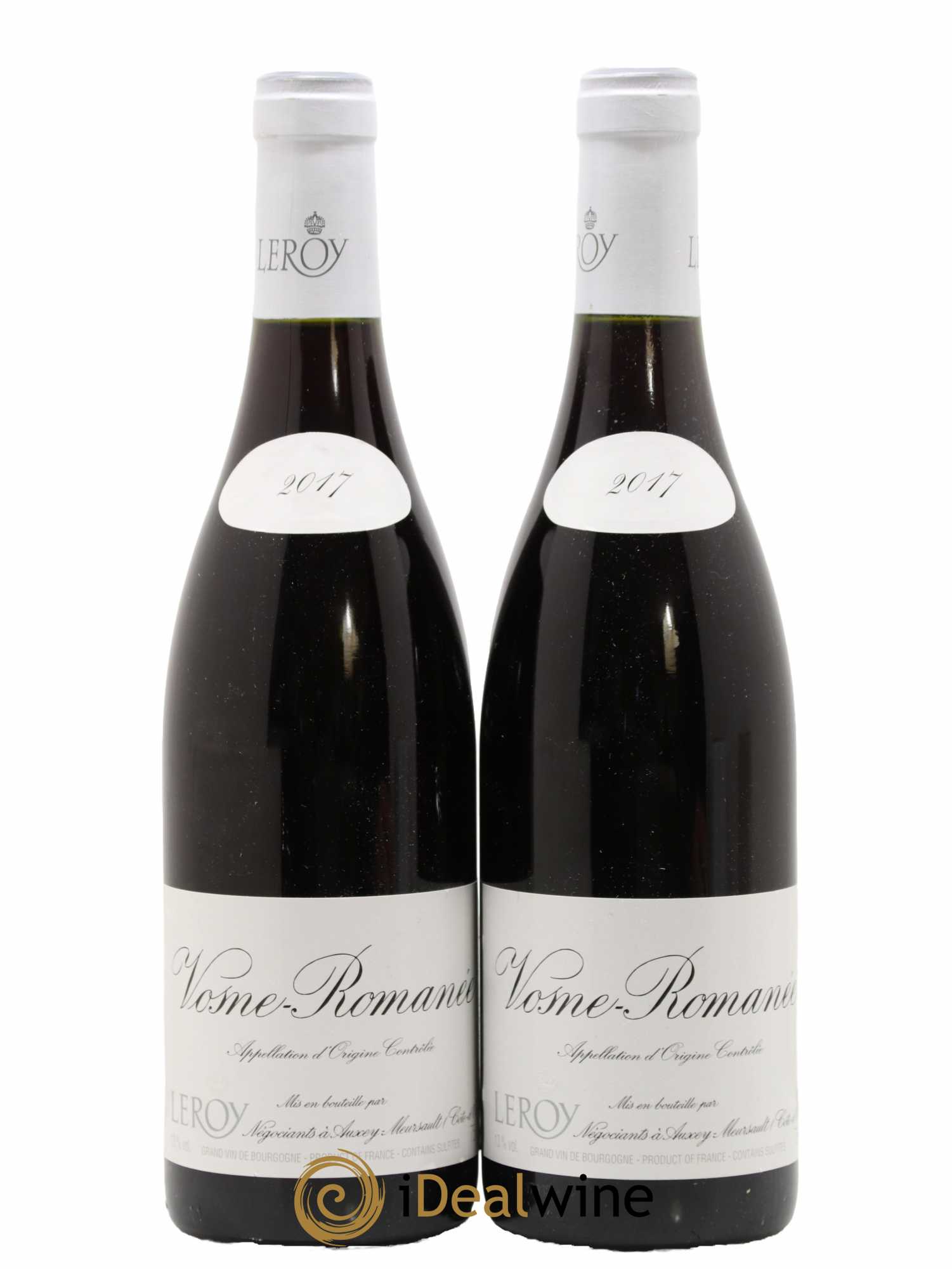 Vosne-Romanée Leroy SA 2017 - Lot de 2 bouteilles - 0