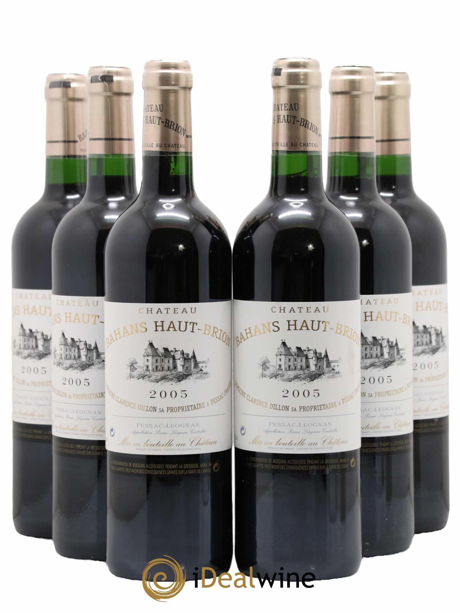 Clarence (Bahans) de Haut-Brion Second Vin 2005 - Lot de 6 bouteilles - 0