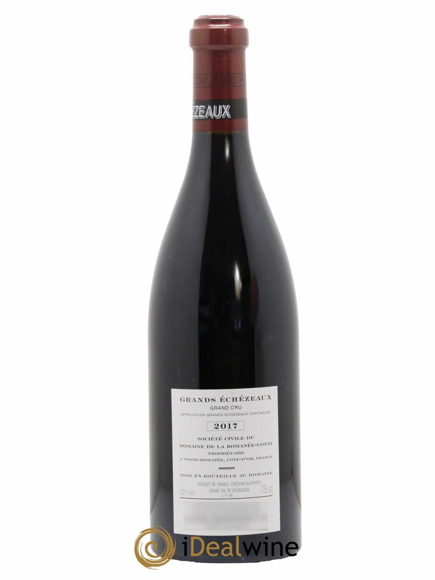 Grands-Echezeaux Grand Cru Domaine de la Romanée-Conti 2017 - Lot de 1 bouteille - 1