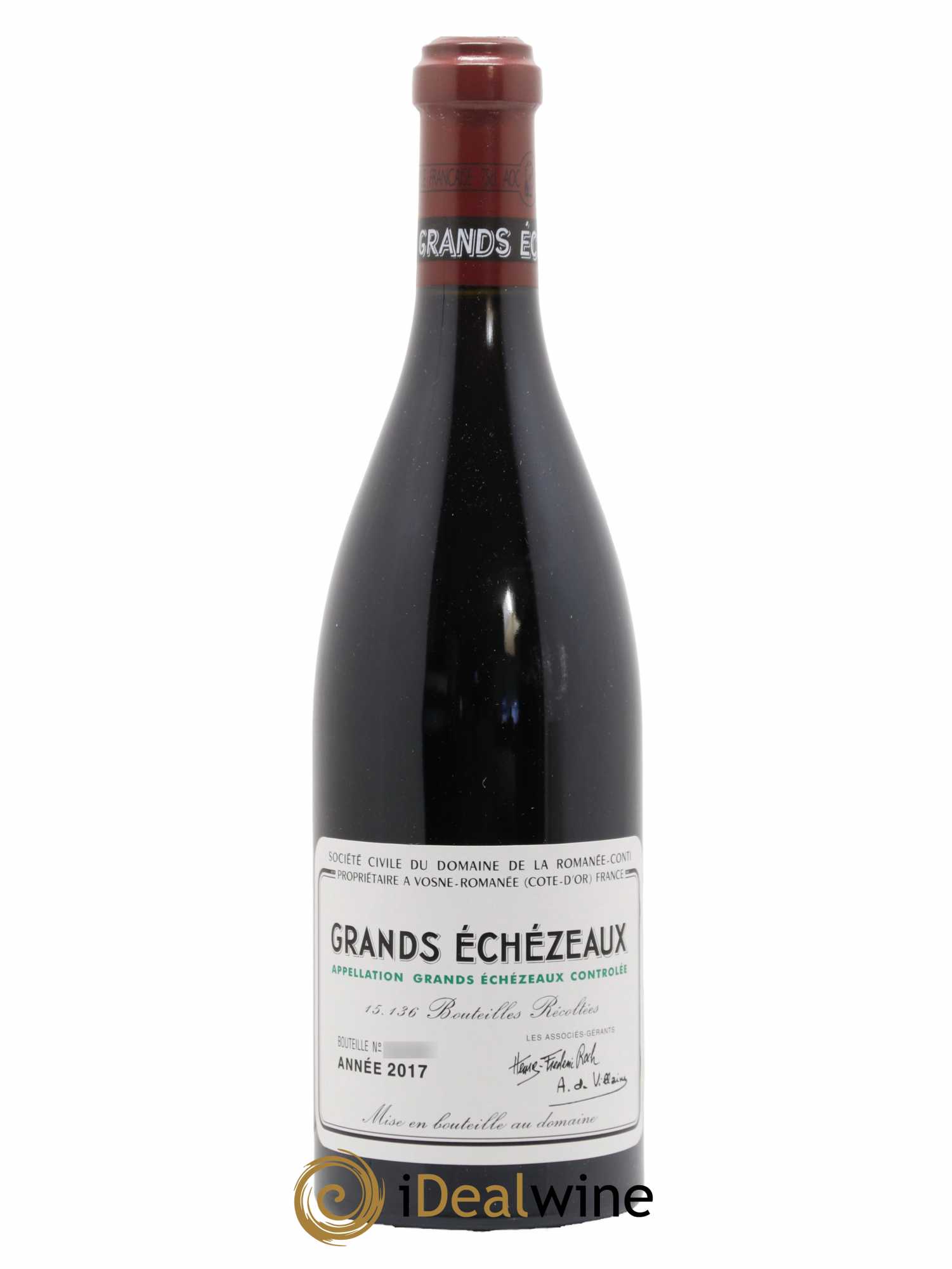Grands-Echezeaux Grand Cru Domaine de la Romanée-Conti 2017 - Lot de 1 bouteille - 0
