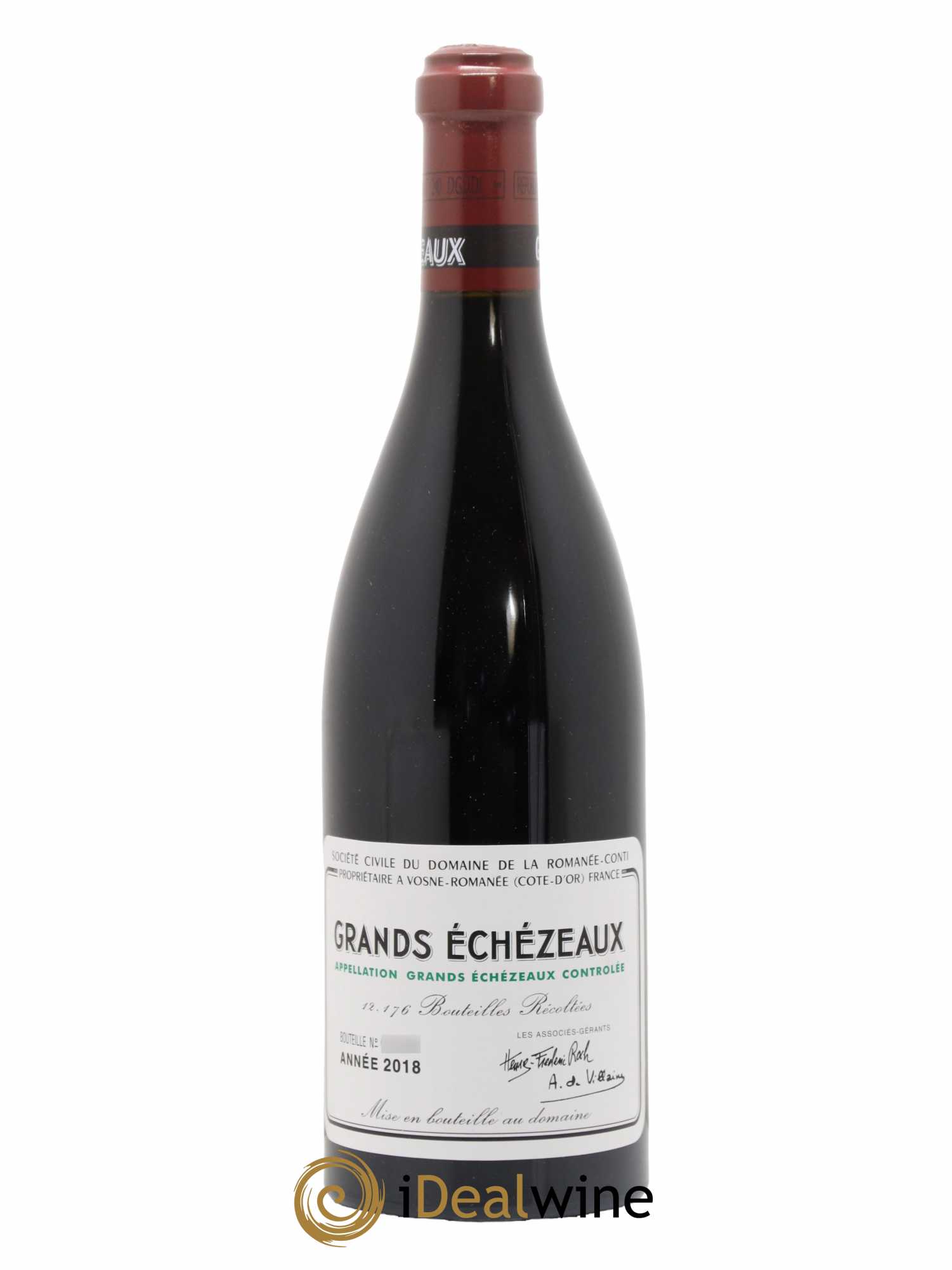 Grands-Echezeaux Grand Cru Domaine de la Romanée-Conti 2018 - Lot de 1 bouteille - 0