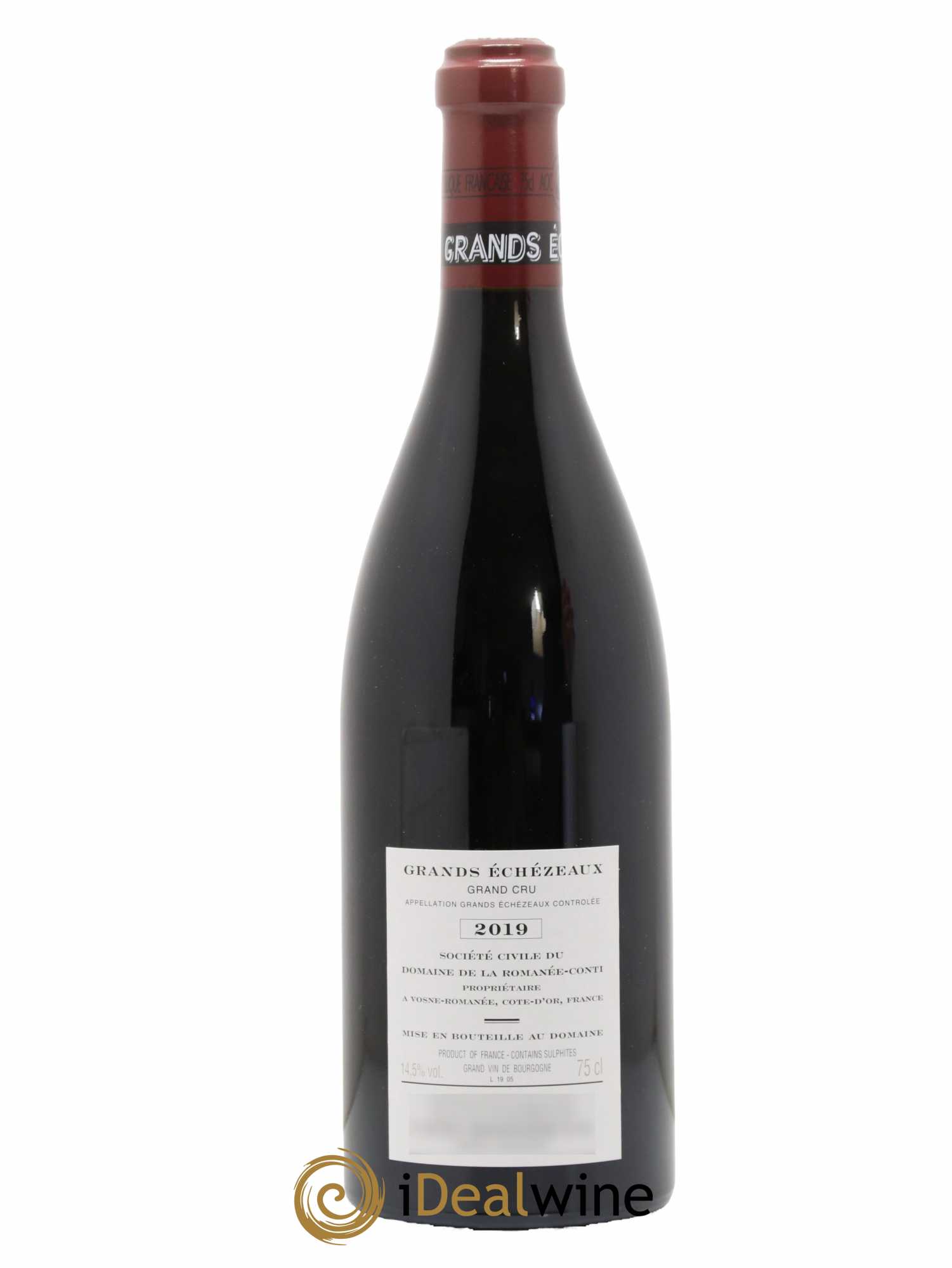 Grands-Echezeaux Grand Cru Domaine de la Romanée-Conti 2019 - Lot de 1 bouteille - 1