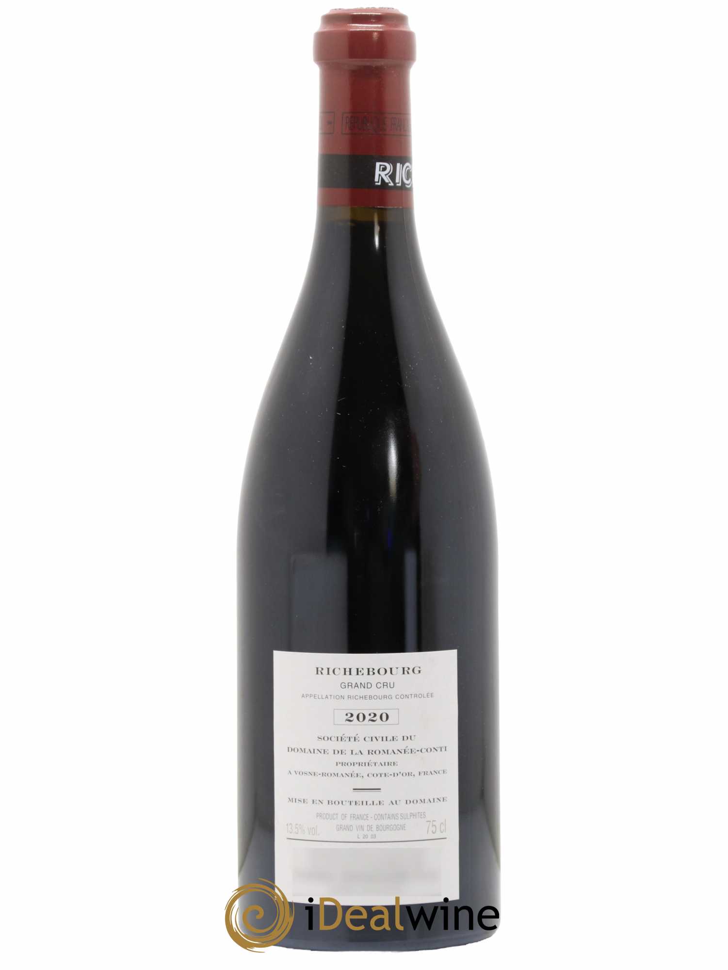 Richebourg Grand Cru Domaine de la Romanée-Conti 2020 - Lot de 1 bouteille - 1