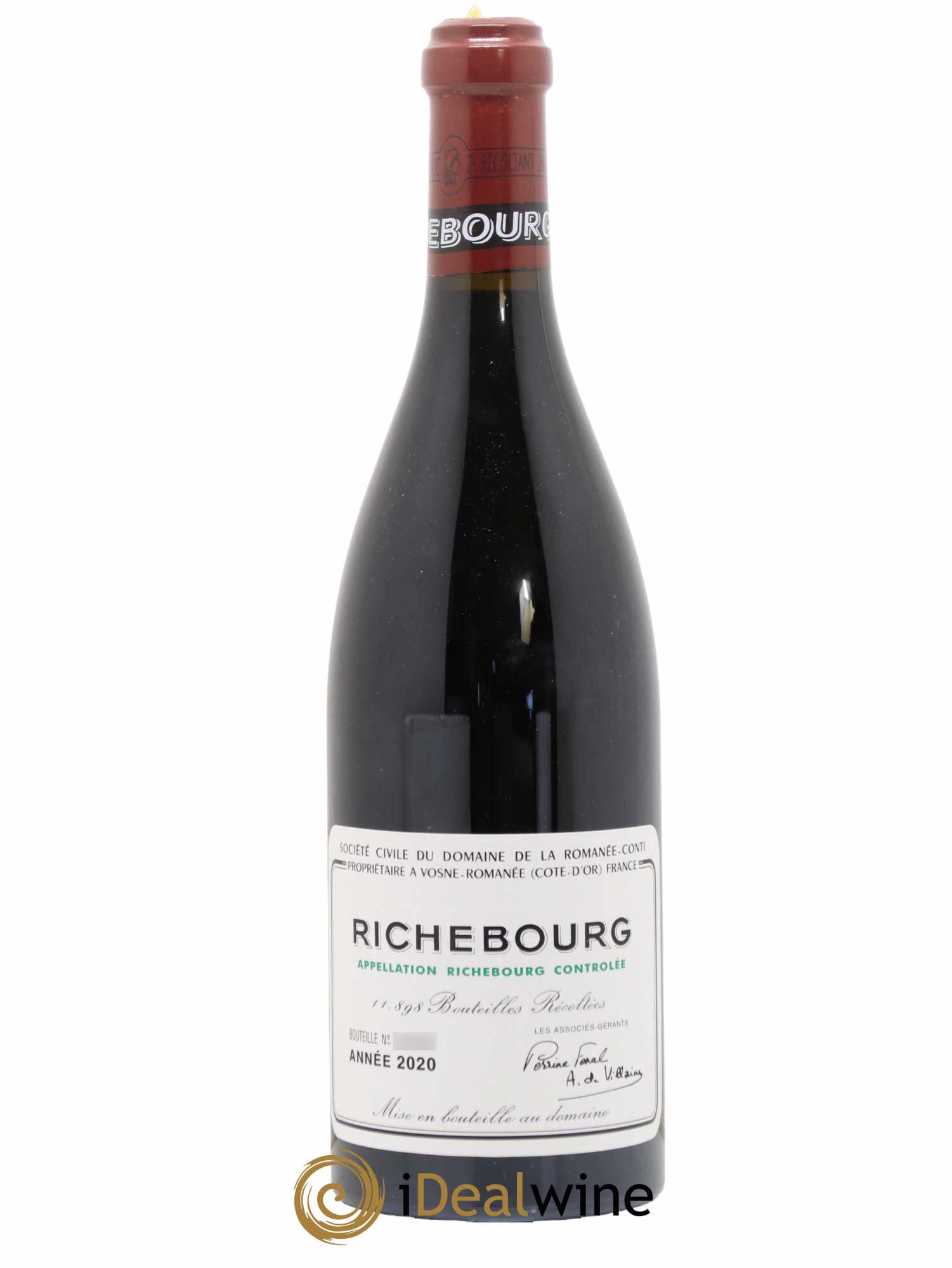 Richebourg Grand Cru Domaine de la Romanée-Conti 2020 - Lot de 1 bouteille - 0