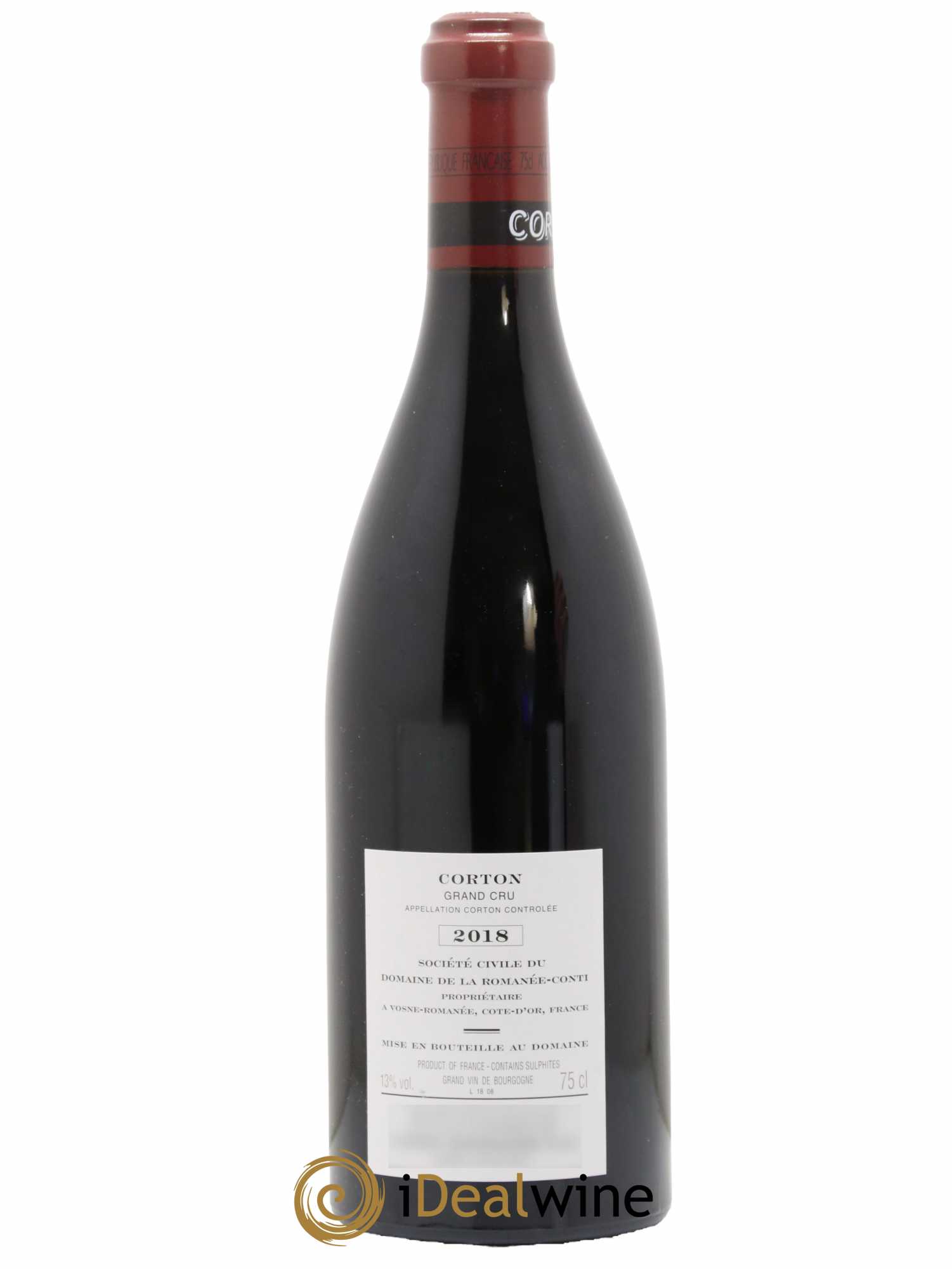 Corton Grand Cru Domaine de la Romanée-Conti 2018 - Lot of 1 bottle - 1