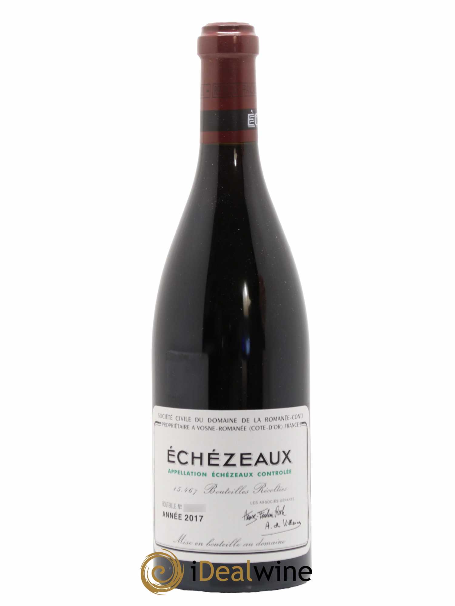 Echezeaux Grand Cru Domaine de la Romanée-Conti 2017 - Lot de 1 bouteille - 0