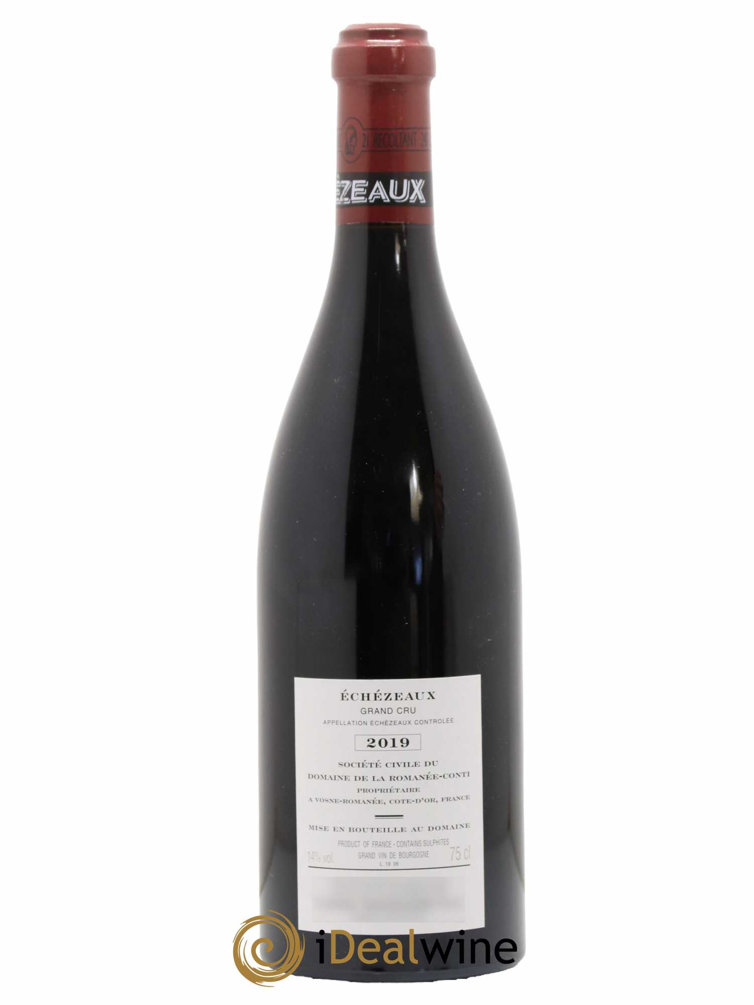 Echezeaux Grand Cru Domaine de la Romanée-Conti 2019 - Lot de 1 bouteille - 1