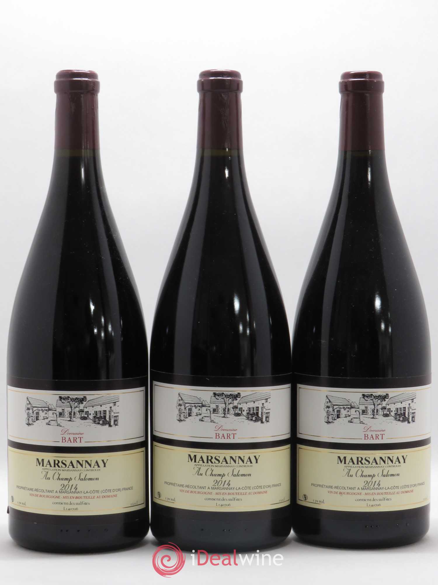 Marsannay Au Champ Salomon Bart (Domaine) 2014 - Lot de 3 magnums - 0