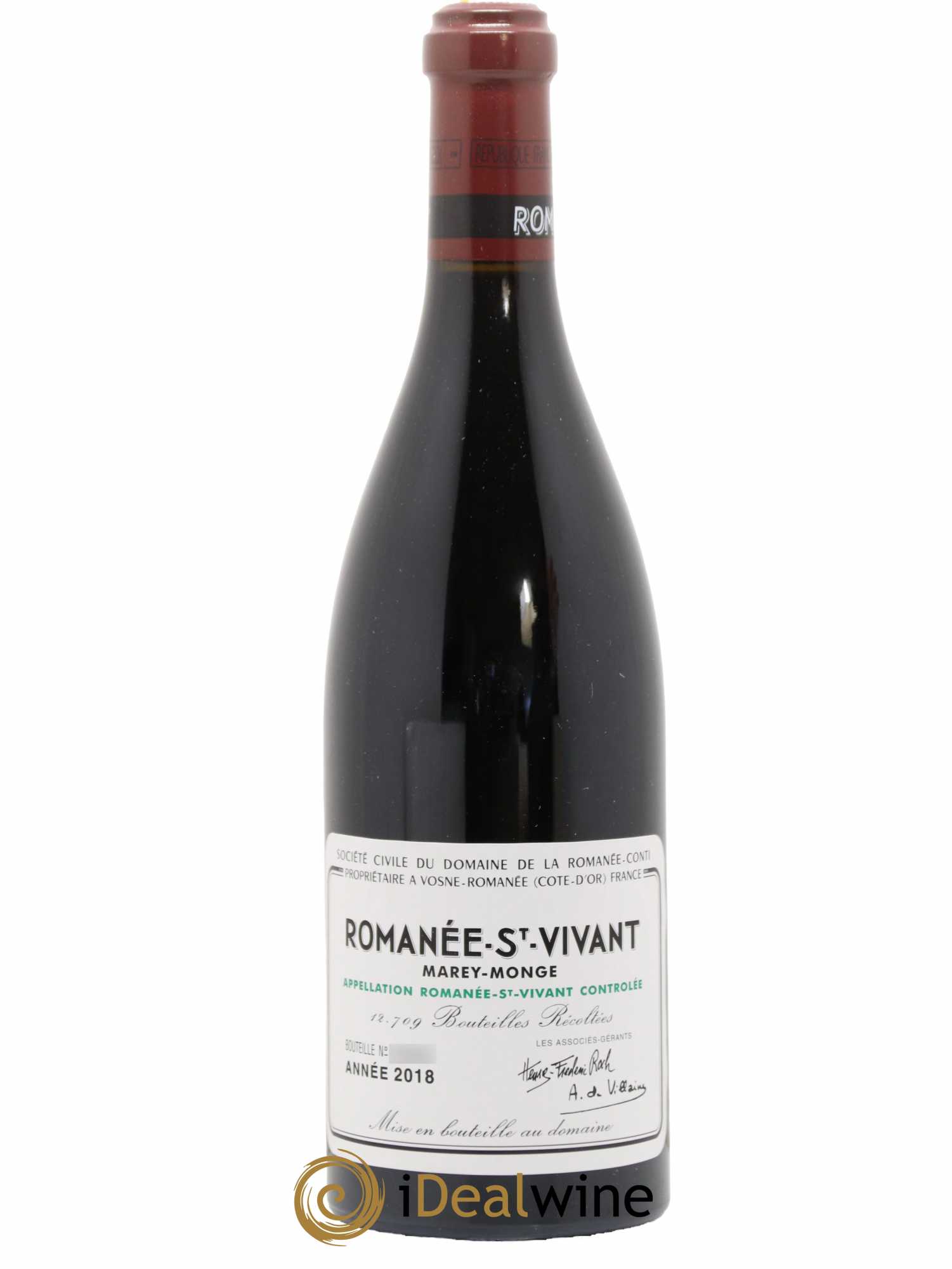 Romanée-Saint-Vivant Grand Cru Domaine de la Romanée-Conti 2018 - Lot de 1 bouteille - 0