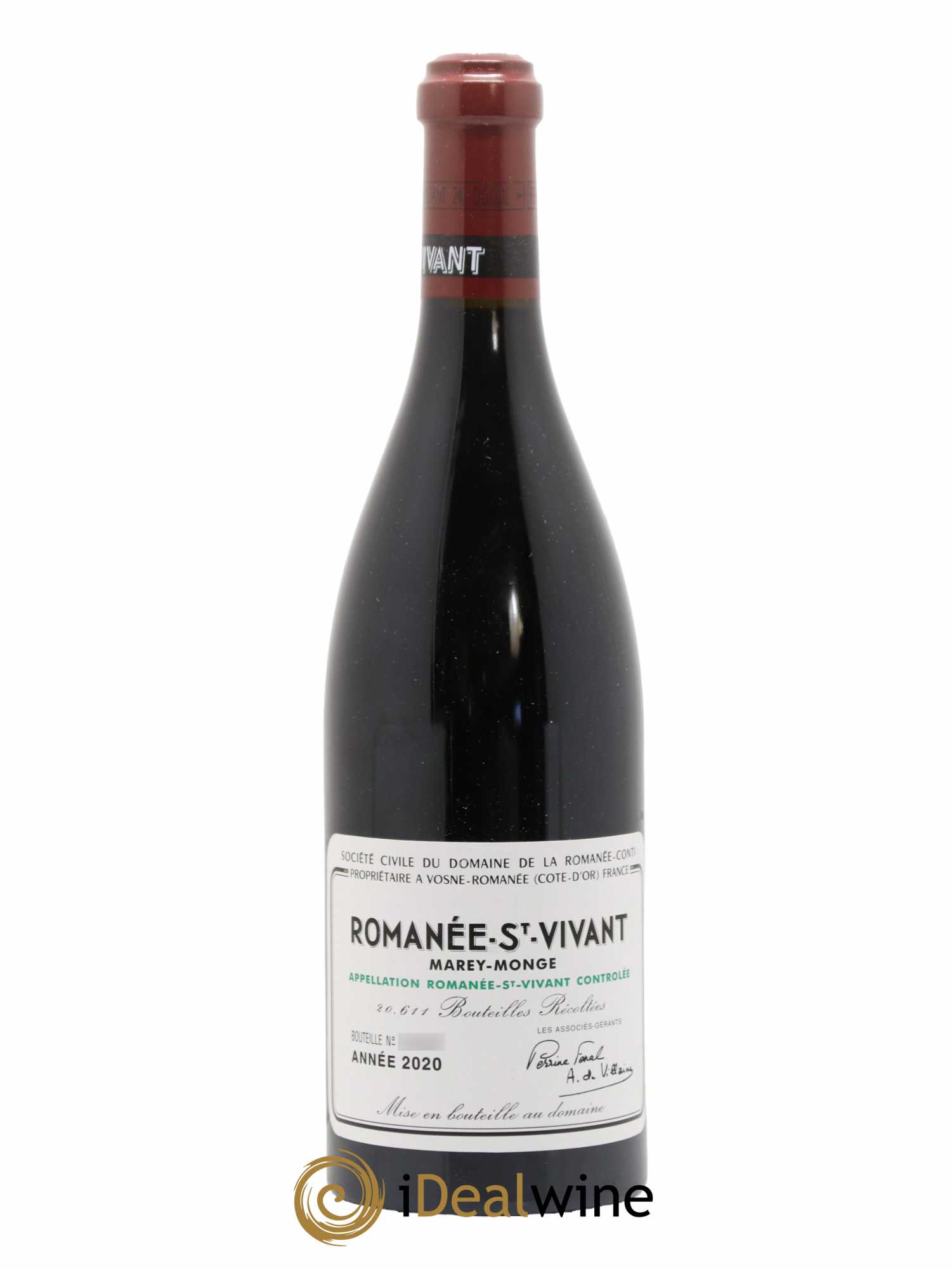 Romanée-Saint-Vivant Grand Cru Domaine de la Romanée-Conti 2020 - Lot de 1 bouteille - 0