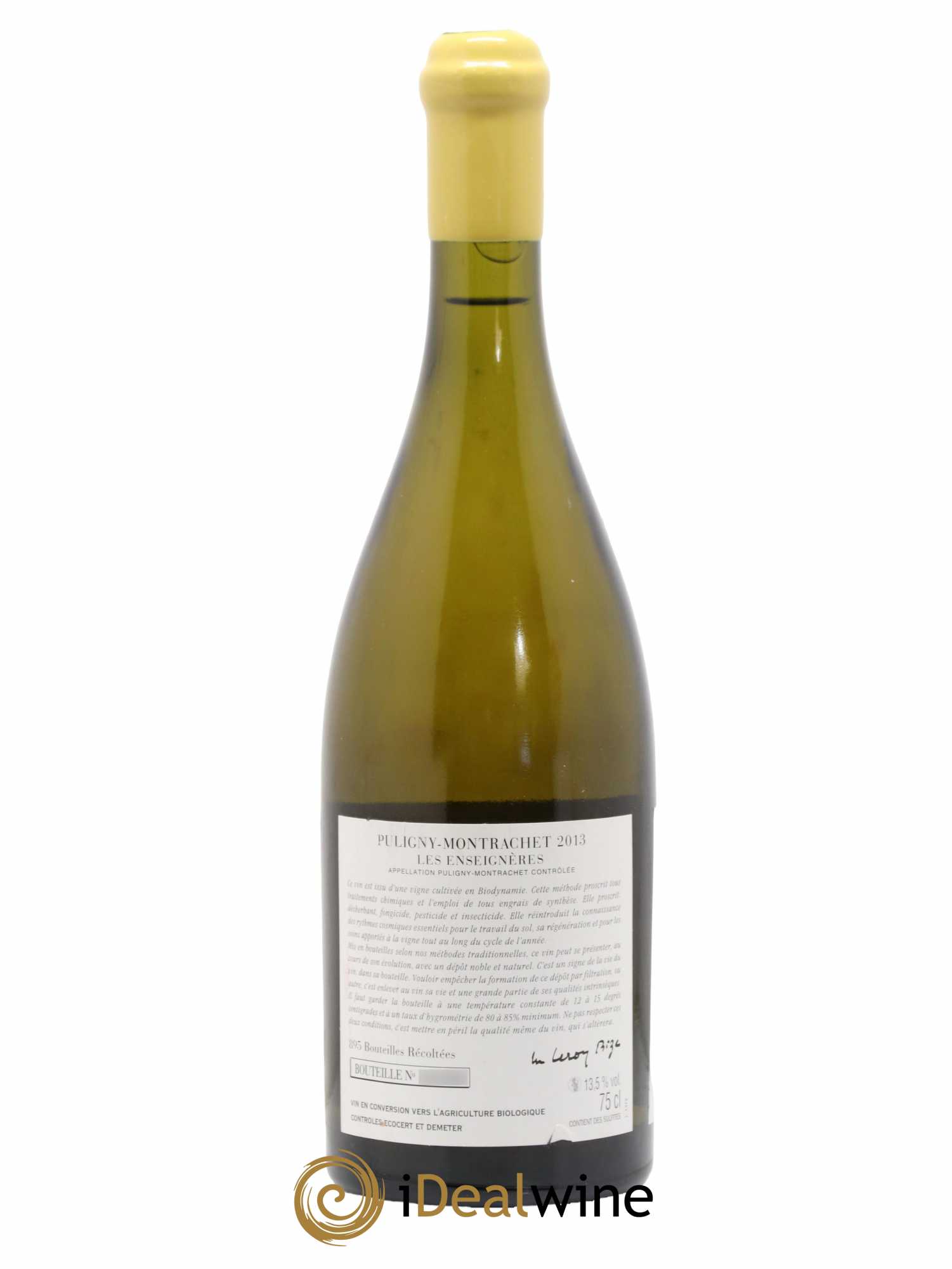 Puligny-Montrachet Les Enseignères d'Auvenay (Domaine) 2013 - Lot de 1 bouteille - 1