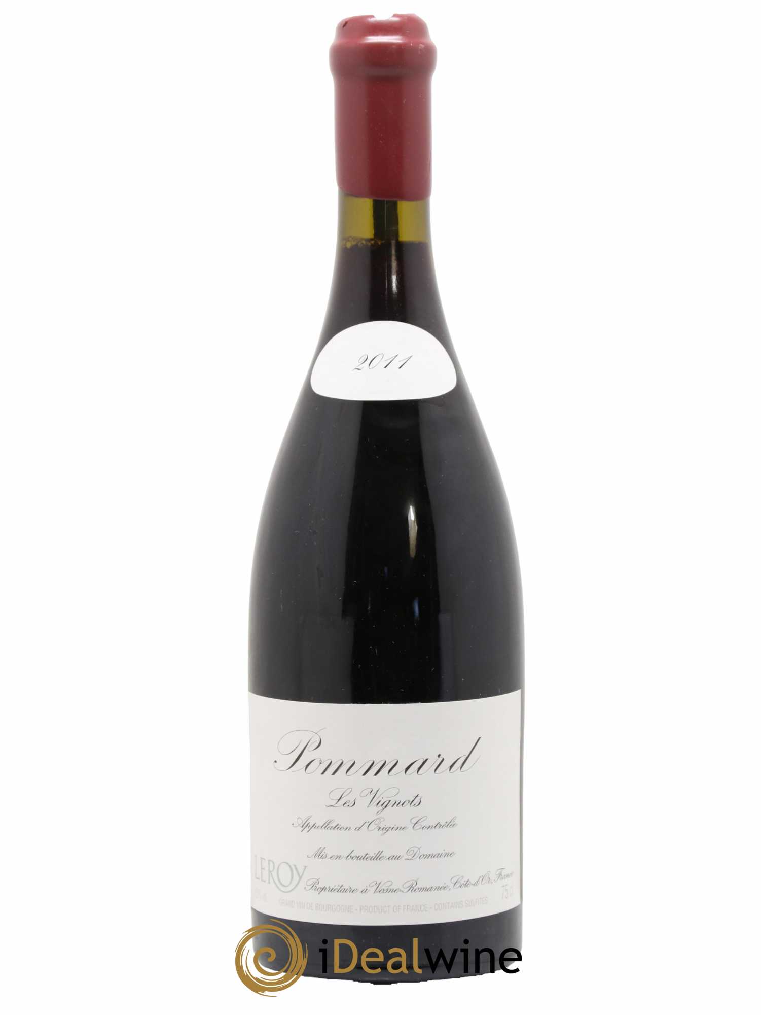 Pommard Les Vignots Leroy (Domaine) 2011 - Lot de 1 bouteille - 0