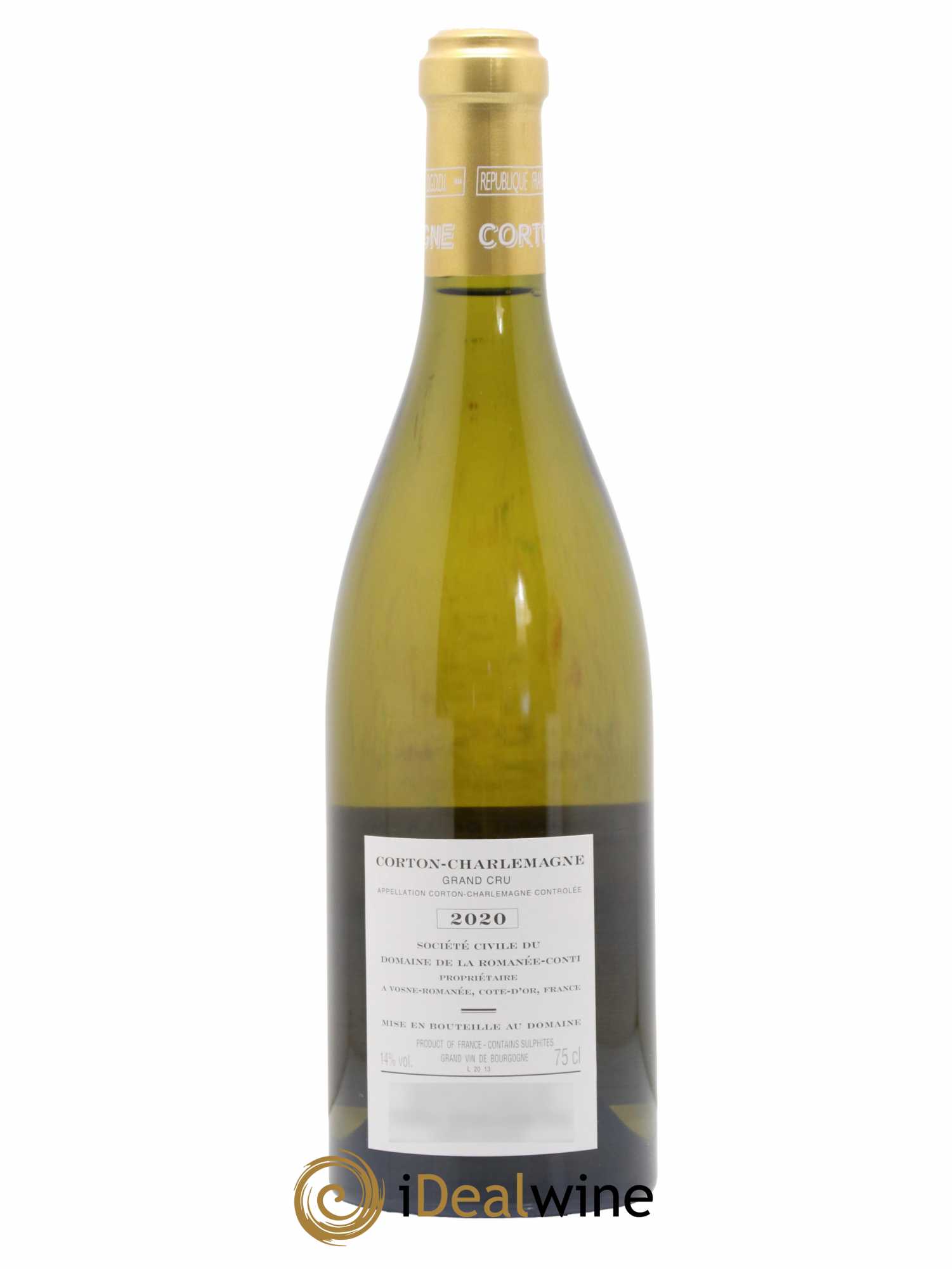 Corton-Charlemagne Grand Cru Domaine de la Romanée-Conti 2020 - Lot de 1 bouteille - 1