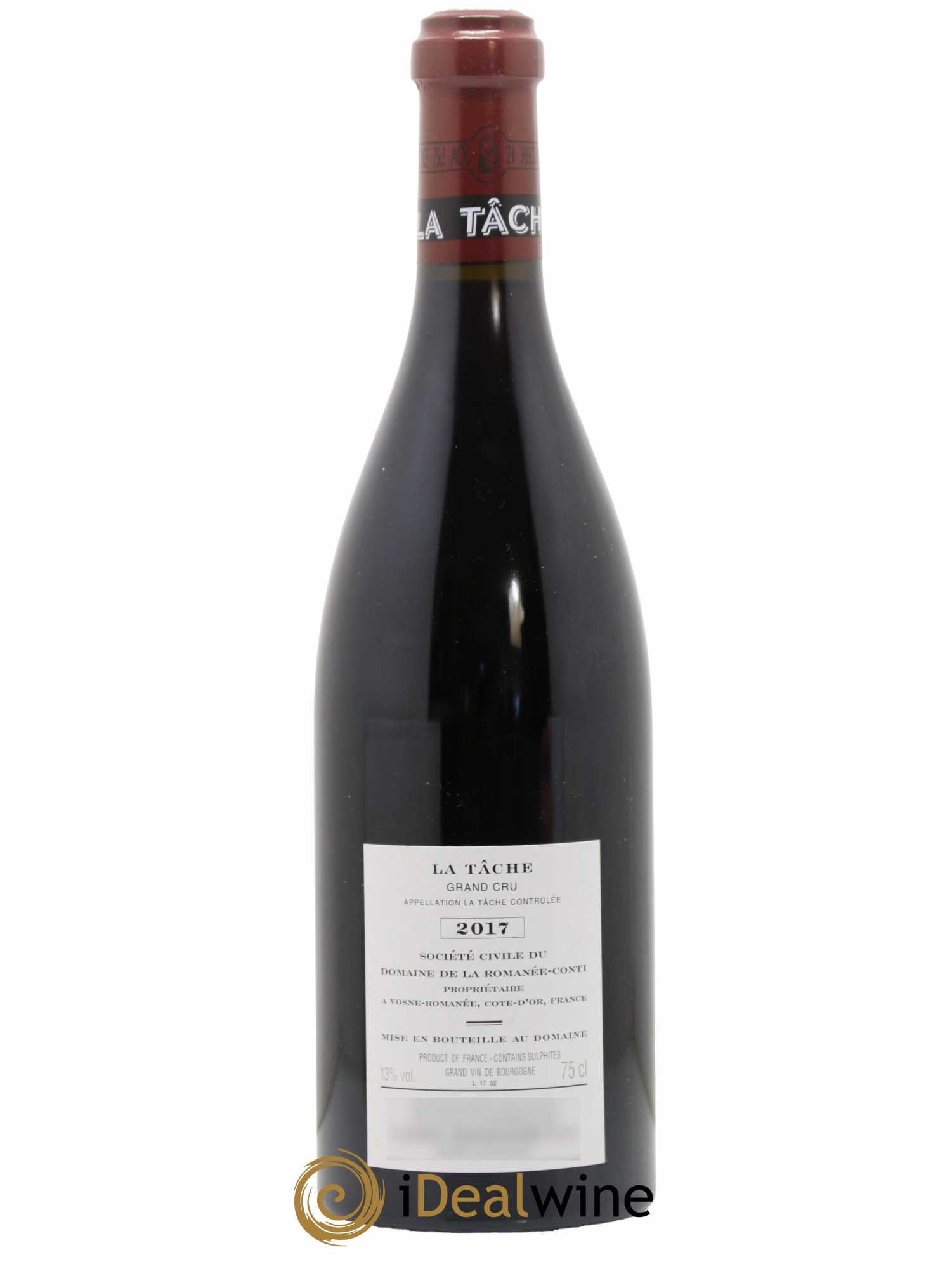 La Tâche Grand Cru Domaine de la Romanée-Conti 2017 - Lot de 1 bouteille - 1