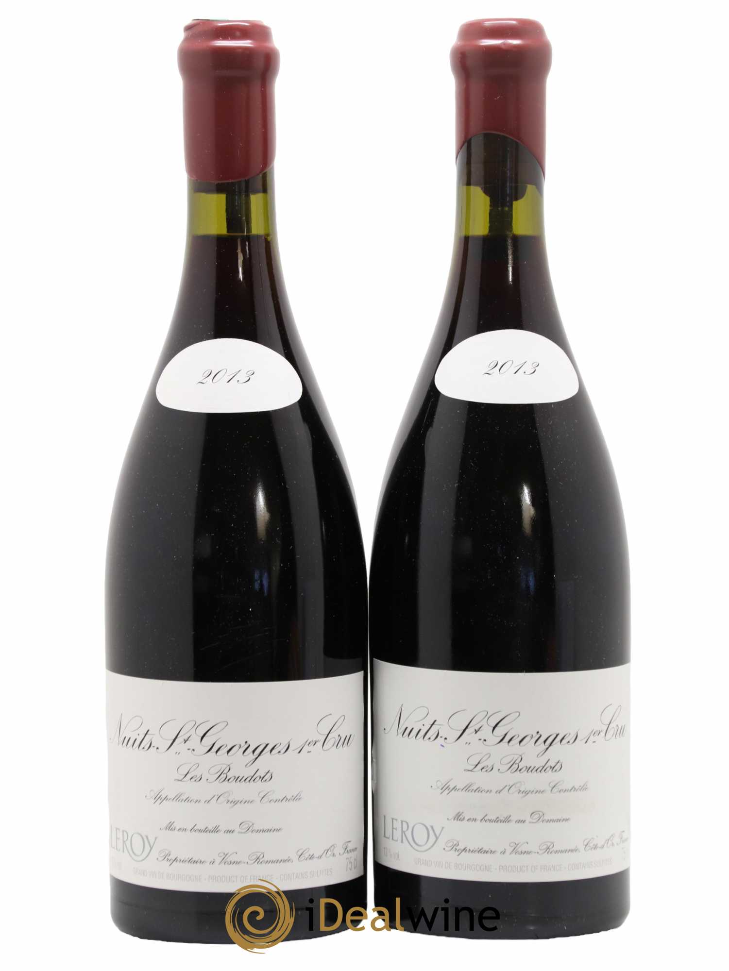 Nuits-Saint-Georges 1er Cru Aux Boudots Leroy (Domaine) 2013 - Lot de 2 bouteilles - 0