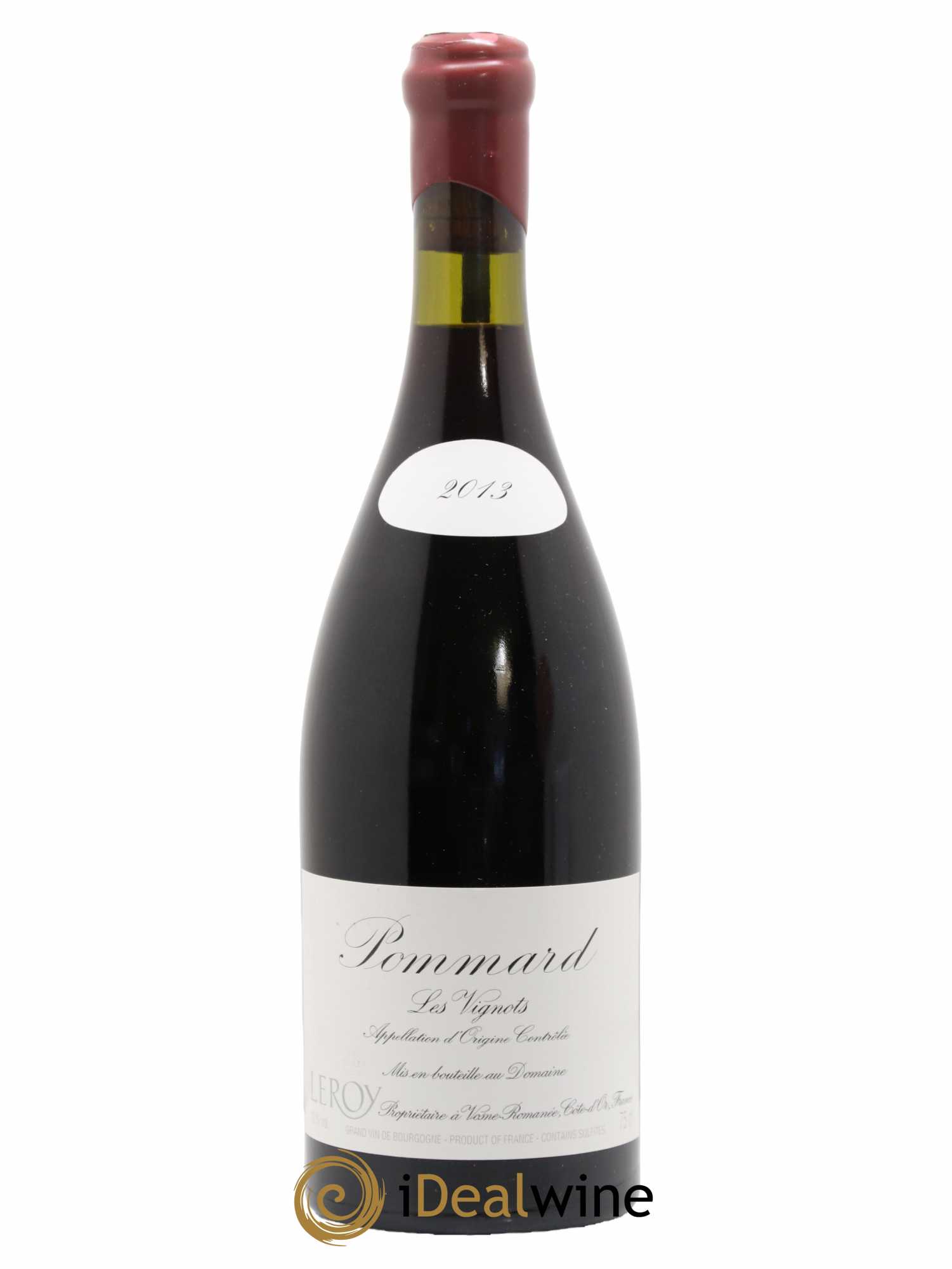 Pommard Les Vignots Leroy (Domaine) 2013 - Lot de 1 bouteille - 0