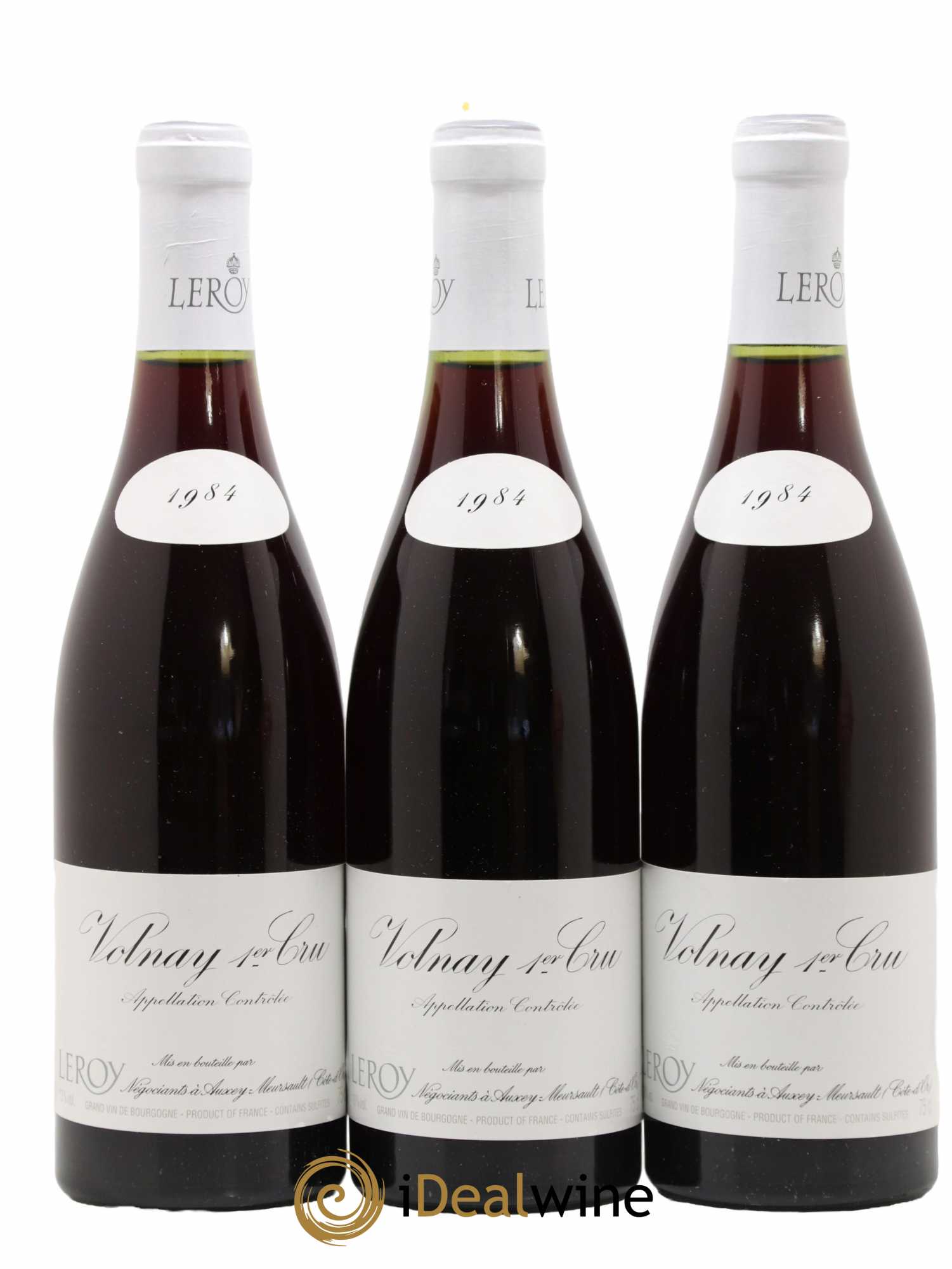 Volnay 1er Cru Leroy SA 1984 - Lot de 3 bouteilles - 0