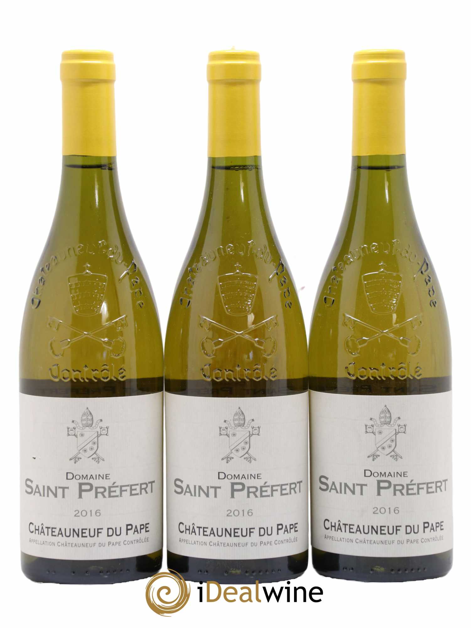 Châteauneuf-du-Pape Domaine de Saint Préfert 2016 - Lot de 3 bouteilles - 0