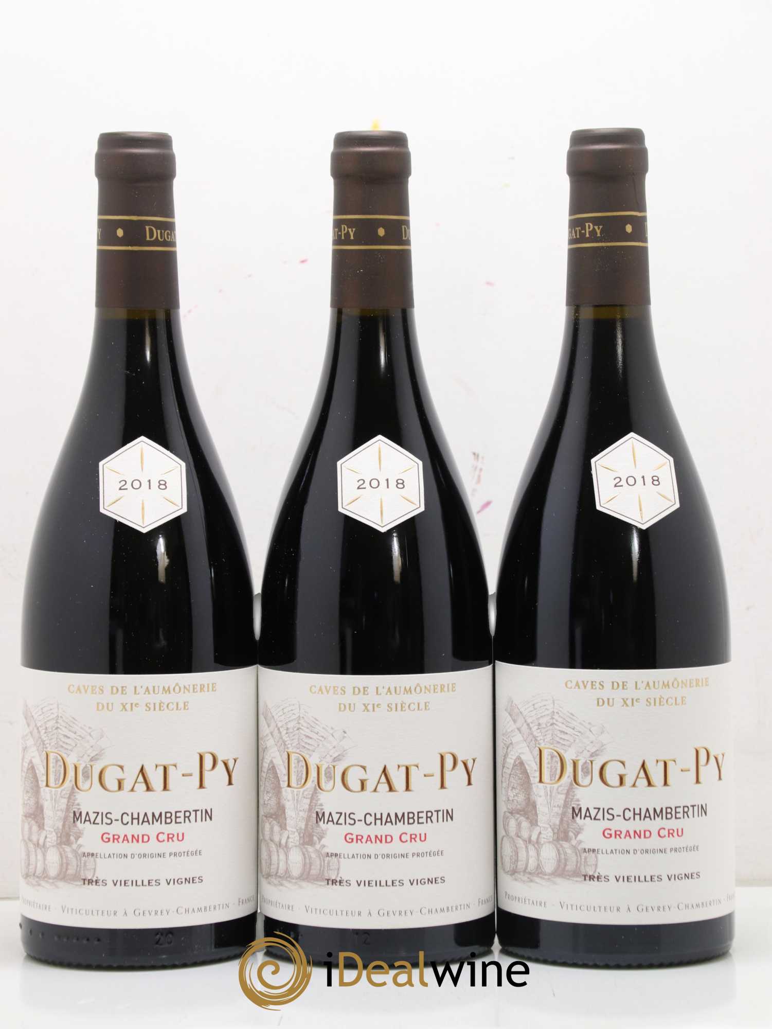 Mazis-Chambertin Grand Cru Vieilles Vignes Dugat-Py 2018 - Lot de 3 bouteilles - 0