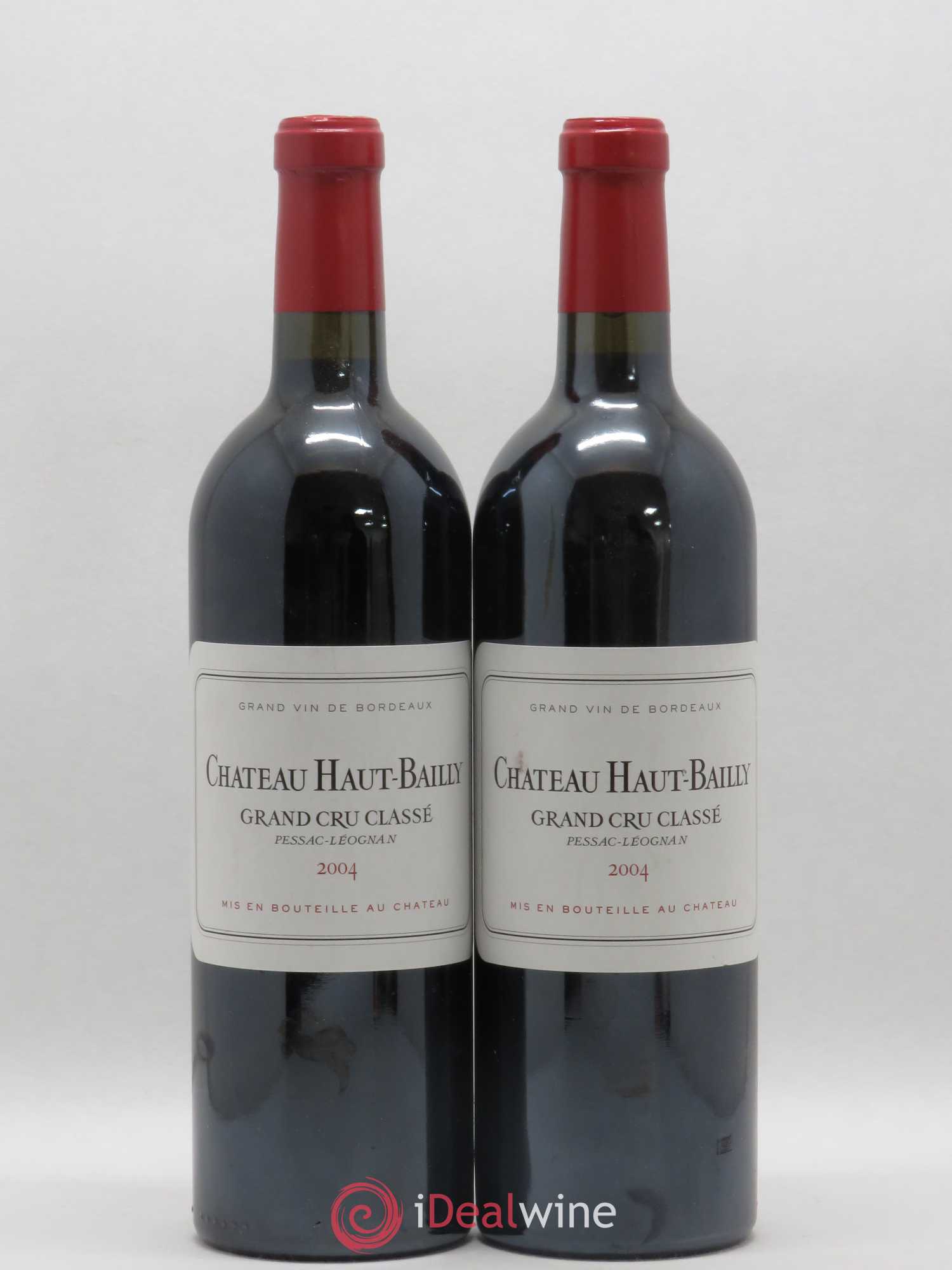 Château Haut-Bailly Cru Classé de Graves 2004 - Lot de 2 bouteilles - 0