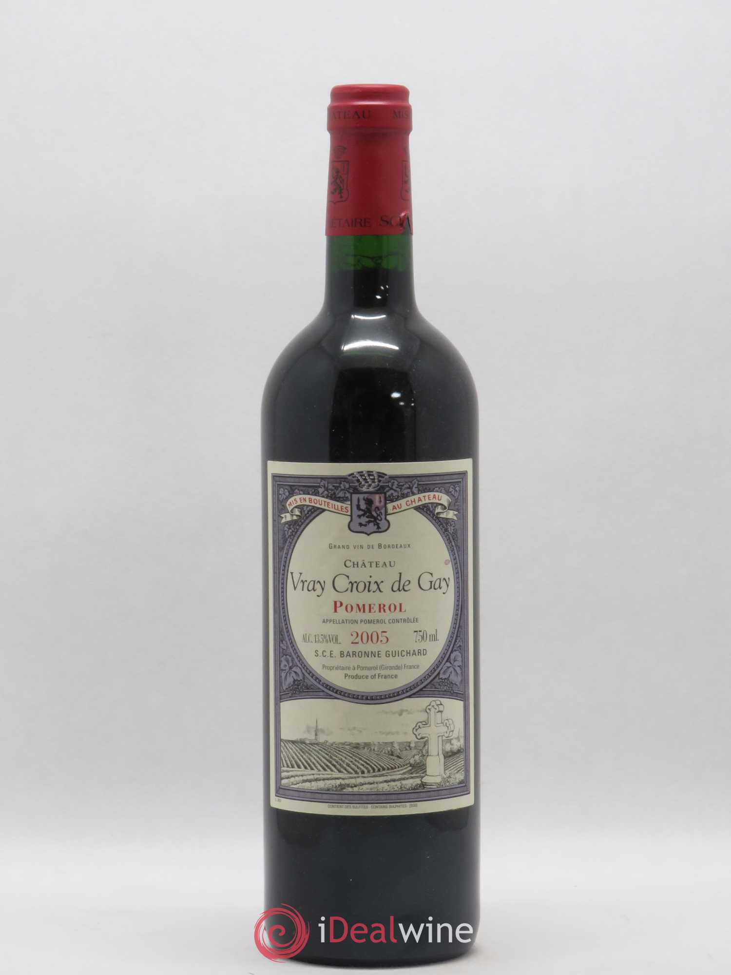 Château Vray Croix de Gay 2005 - Lot de 1 bouteille - 0