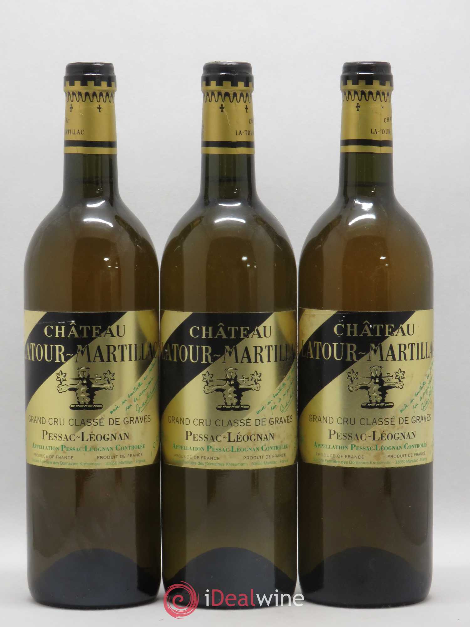 Château Latour-Martillac Cru Classé de Graves 1996 - Lot de 6 bouteilles - 1