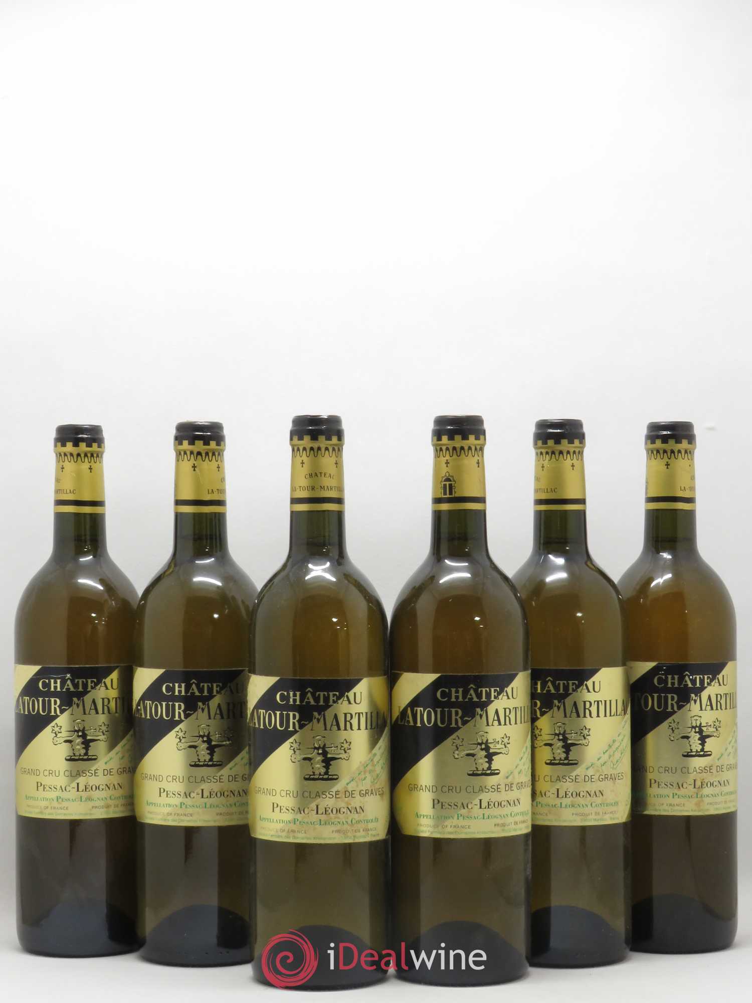Château Latour-Martillac Cru Classé de Graves 1996 - Lot de 6 bouteilles - 0