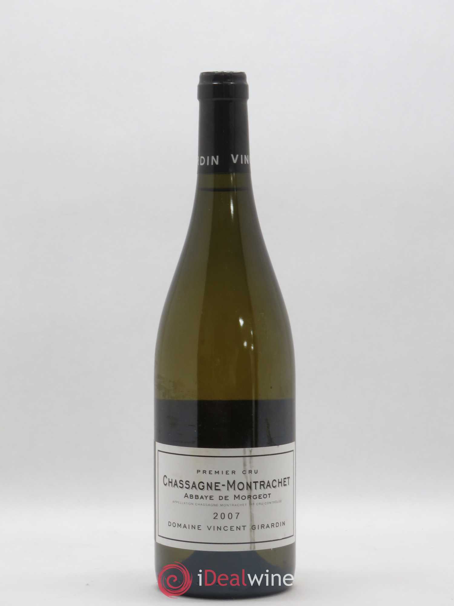 Chassagne-Montrachet 1er Cru Abbaye de Morgeot Vincent Girardin 2007 - Posten von 1 Flasche - 0
