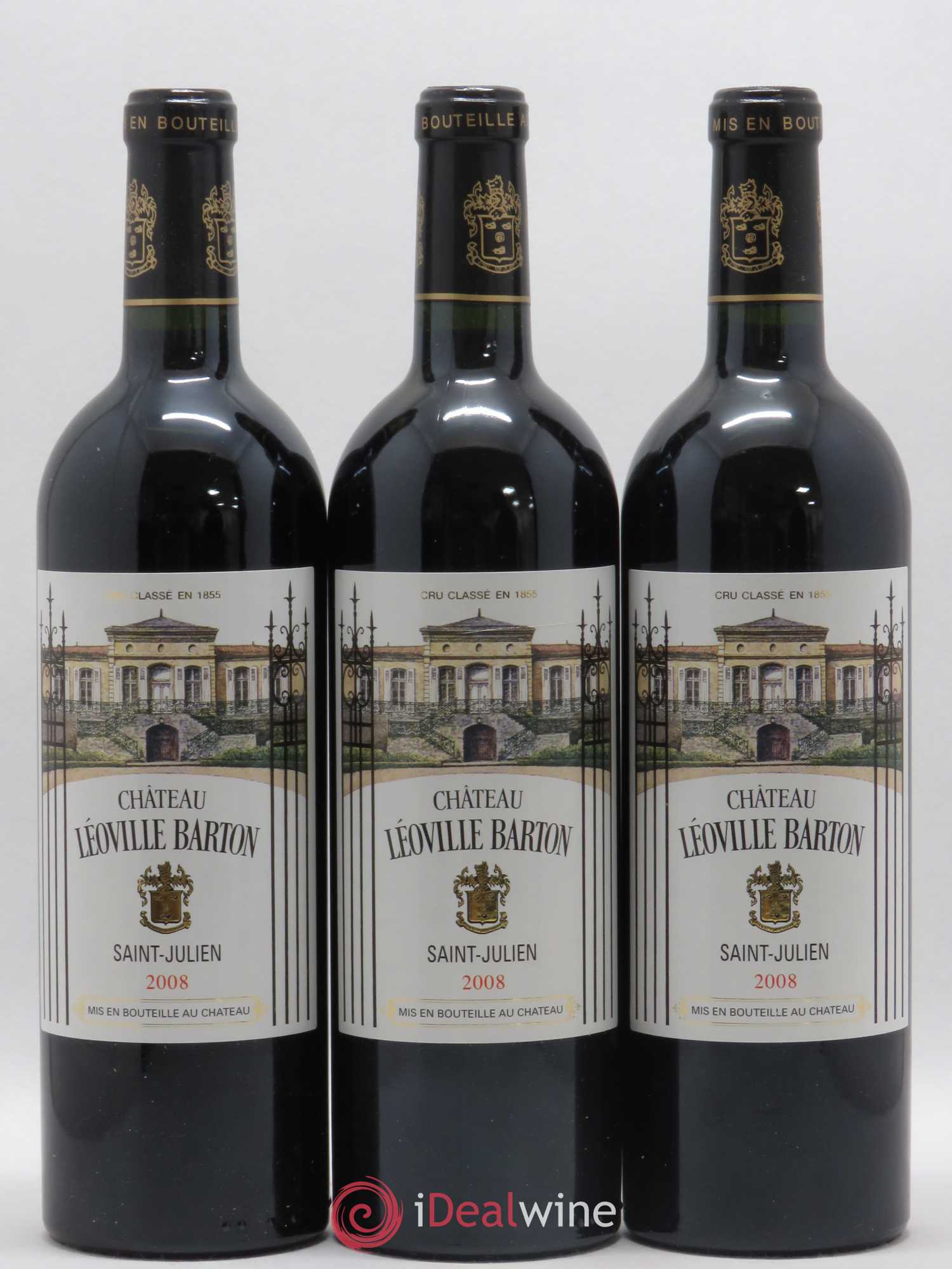 Château Léoville Barton 2ème Grand Cru Classé 2008 - Lot de 12 bouteilles - 3