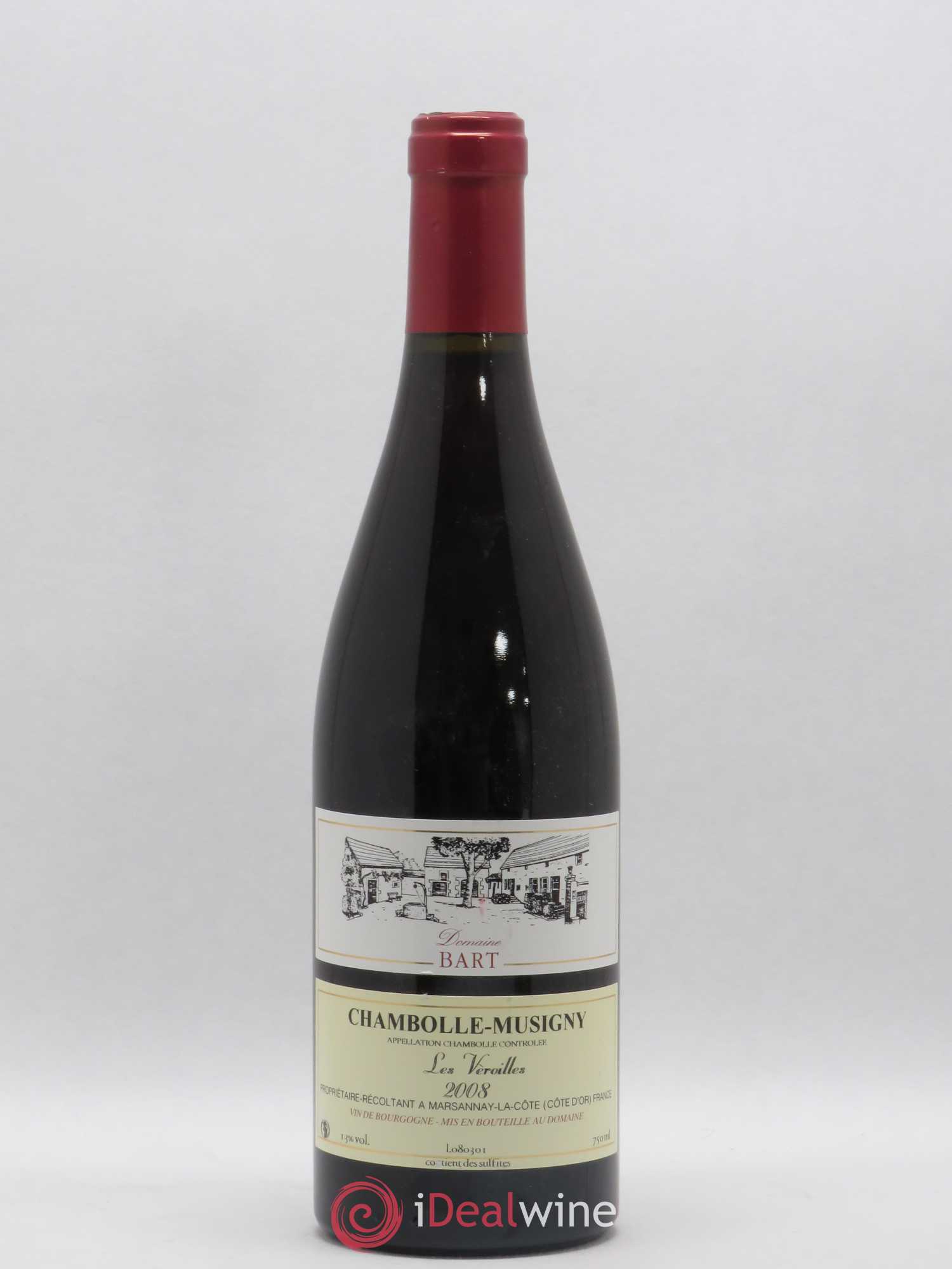 Chambolle-Musigny Les Véroilles Bart (Domaine) 2008 - Lot de 1 bouteille - 0