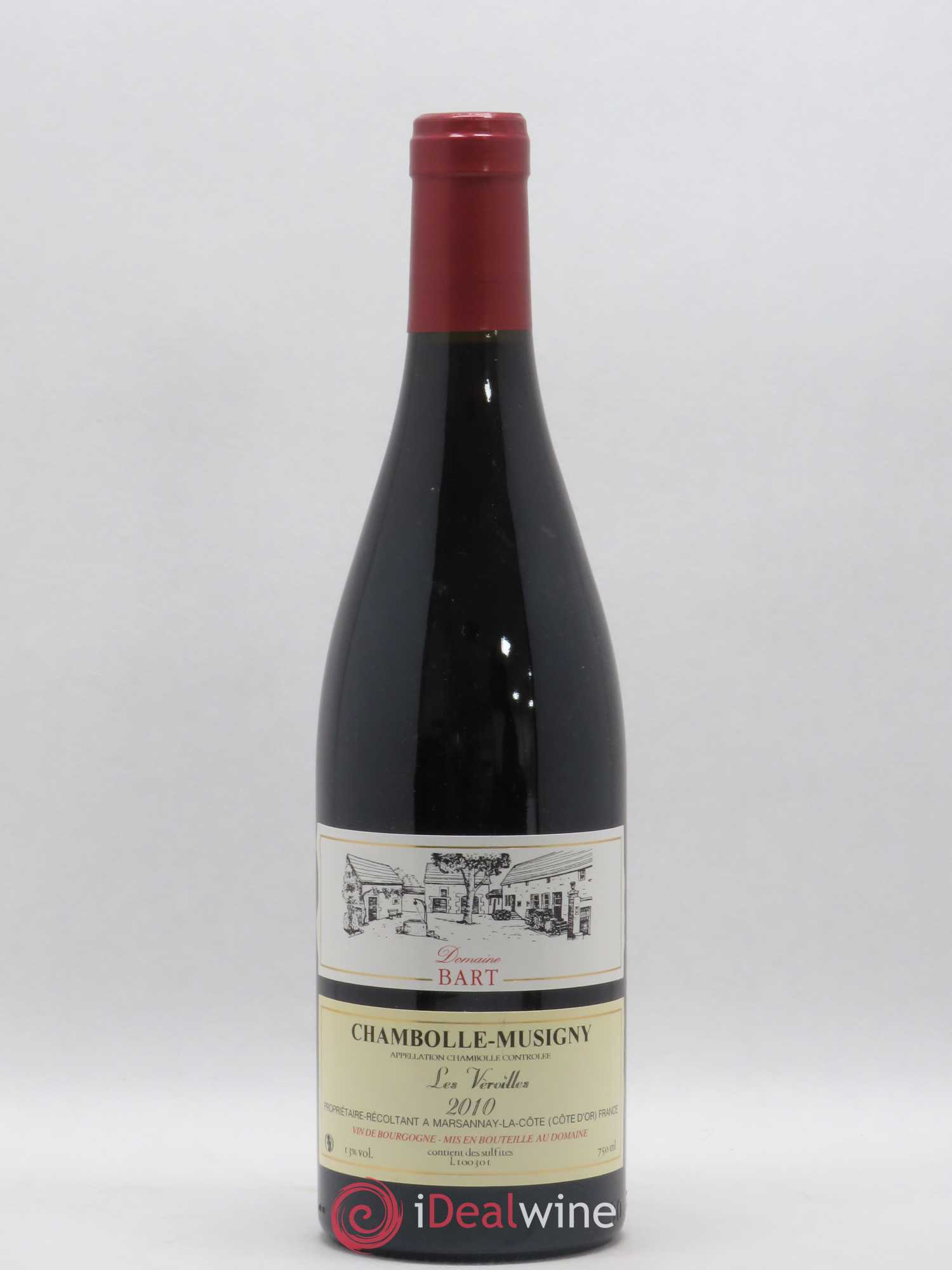 Chambolle-Musigny Les Véroilles Bart (Domaine) 2010 - Lot de 1 bouteille - 0