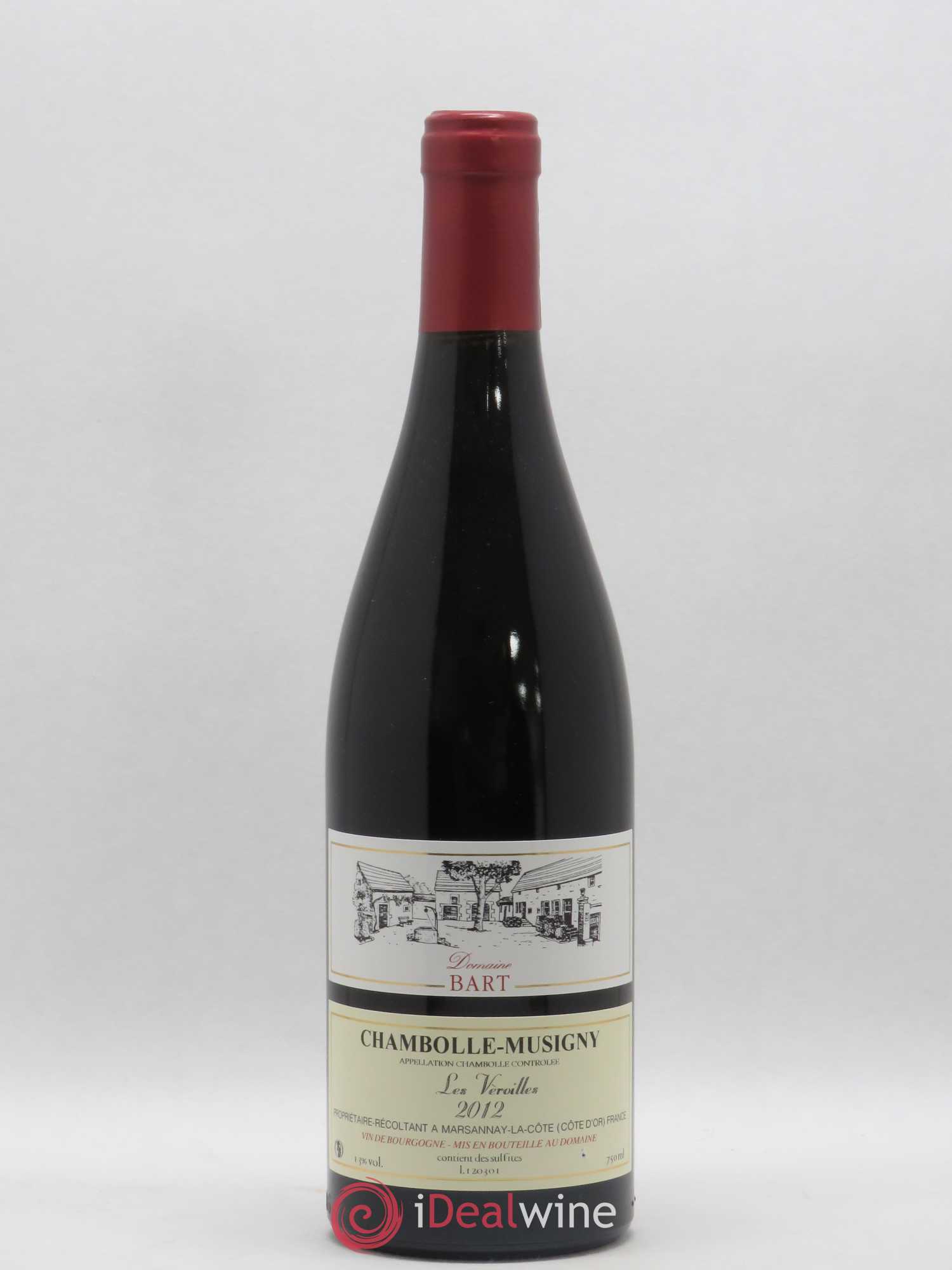 Chambolle-Musigny Les Véroilles Bart (Domaine) 2012 - Lot de 1 bouteille - 0