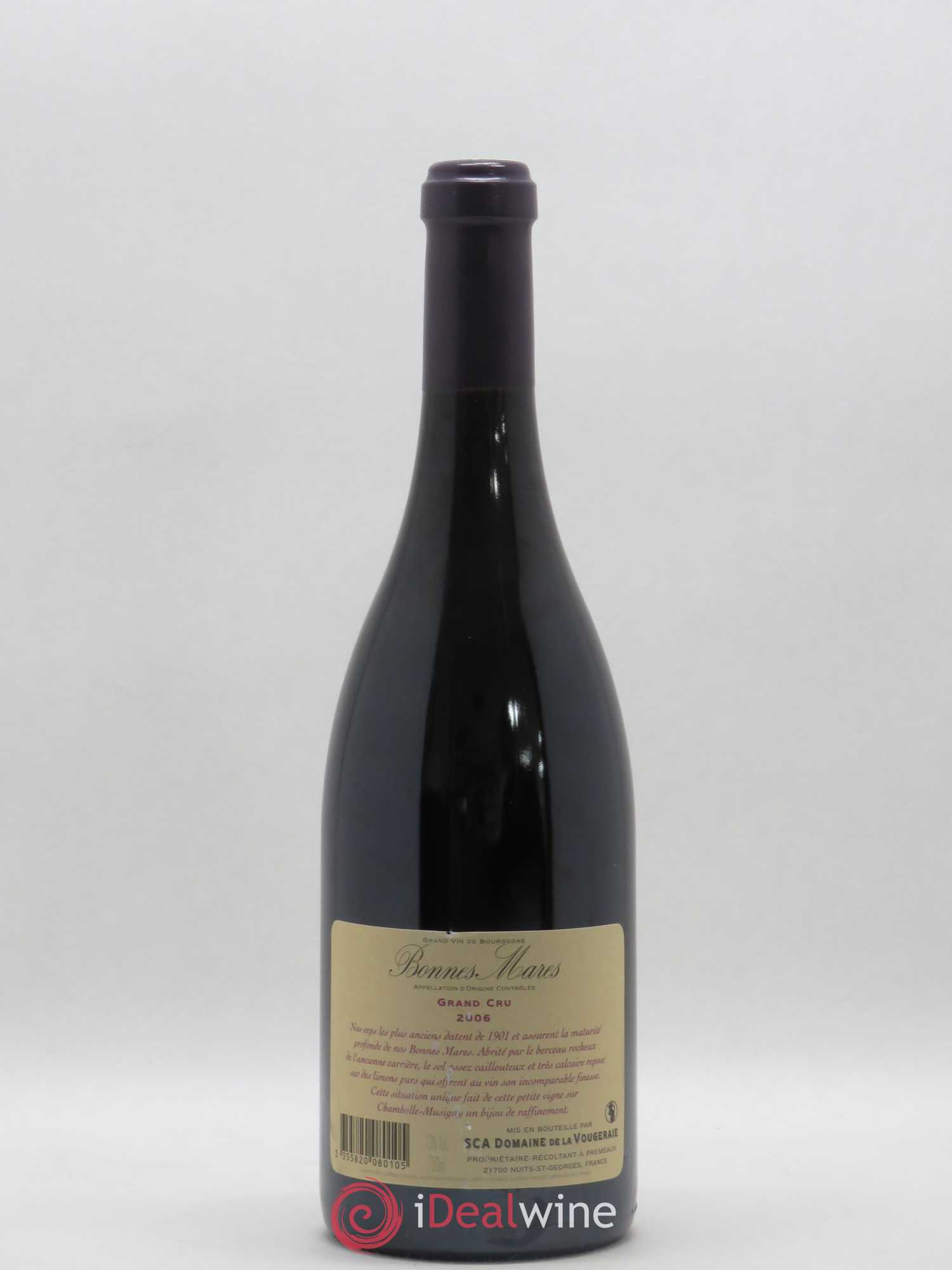 Bonnes-Mares Grand Cru La Vougeraie 2006 - Lot de 1 bouteille - 1