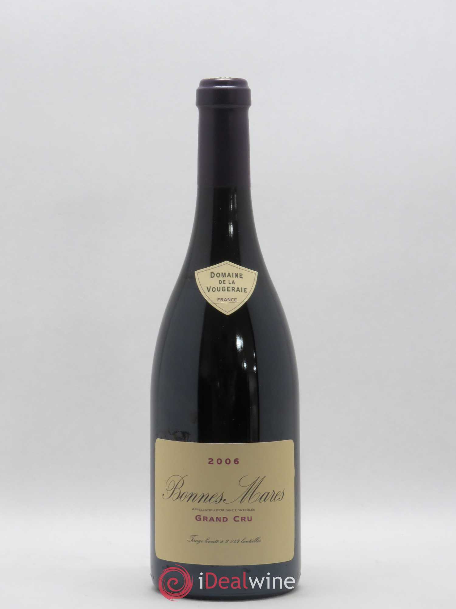 Bonnes-Mares Grand Cru La Vougeraie 2006 - Lot de 1 bouteille - 0