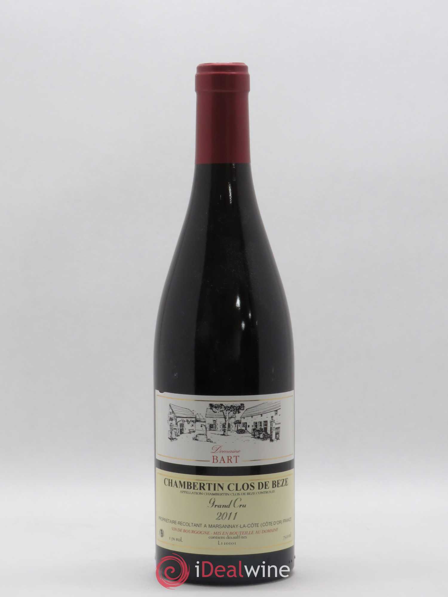 Chambertin Clos de Bèze Grand Cru Domaine Bart 2011 - Posten von 1 Flasche - 0