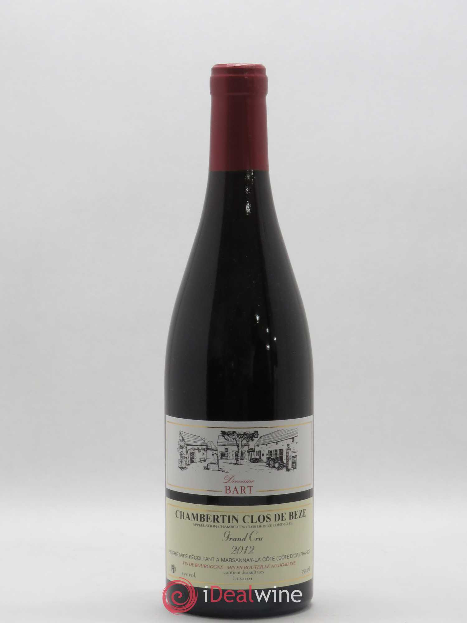 Chambertin Clos de Bèze Grand Cru Domaine Bart 2012 - Posten von 1 Flasche - 0