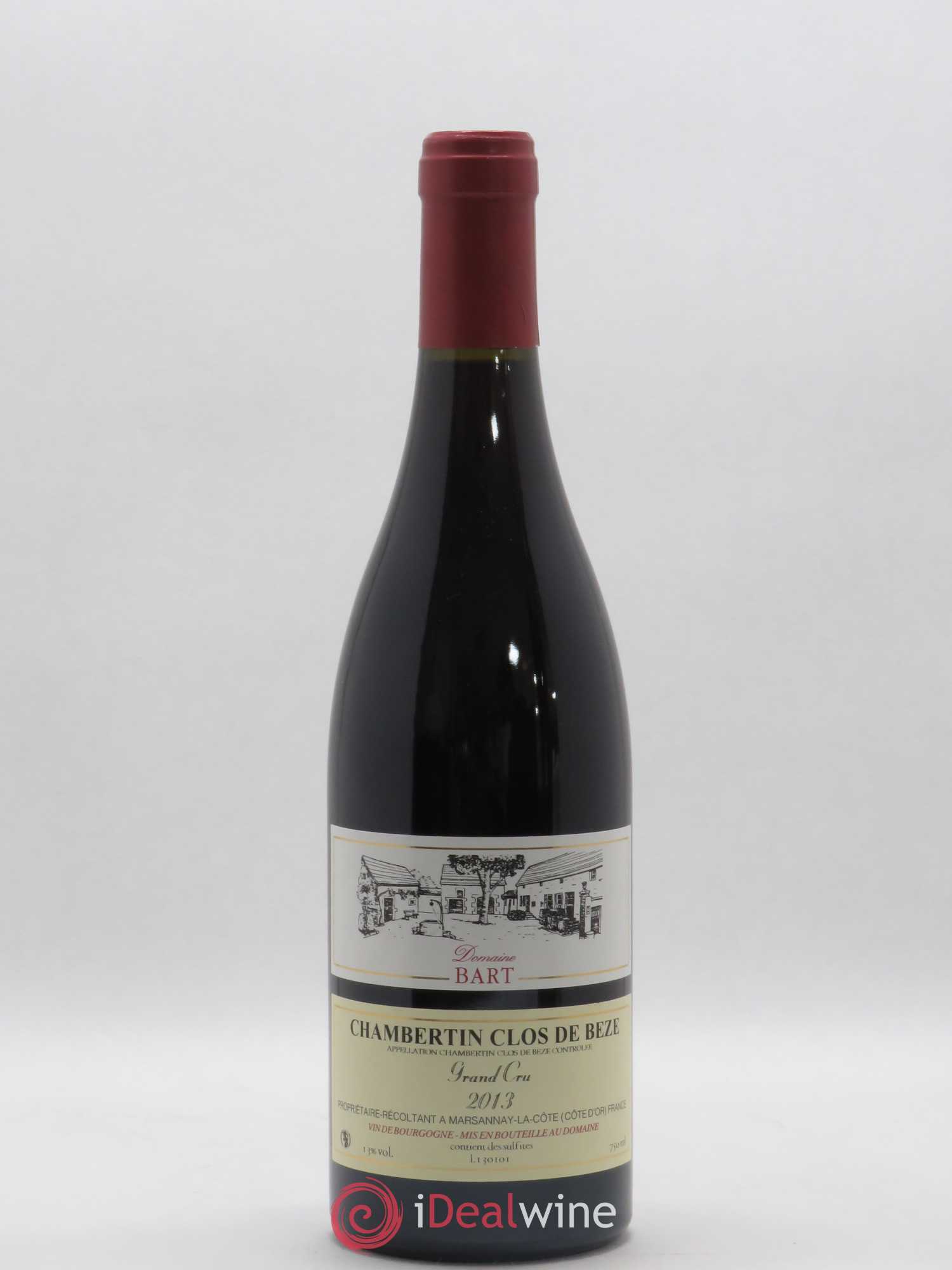 Chambertin Clos de Bèze Grand Cru Domaine Bart 2013 - Posten von 1 Flasche - 0