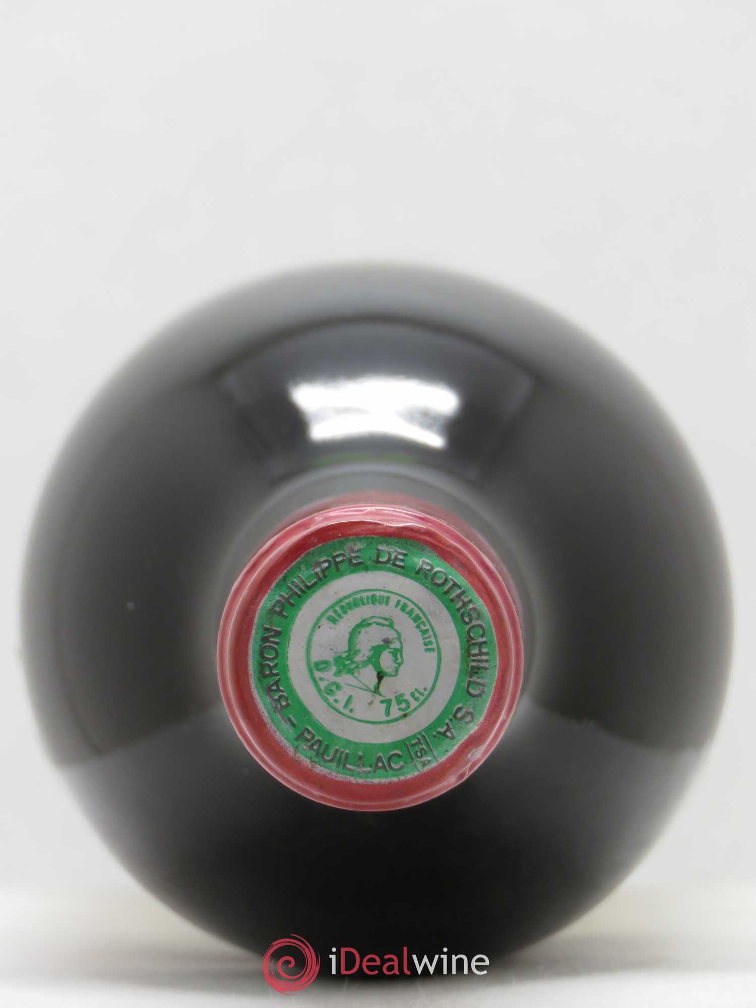 Château Mouton Rothschild 1er Grand Cru Classé 1978 - Lot de 1 bouteille - 1
