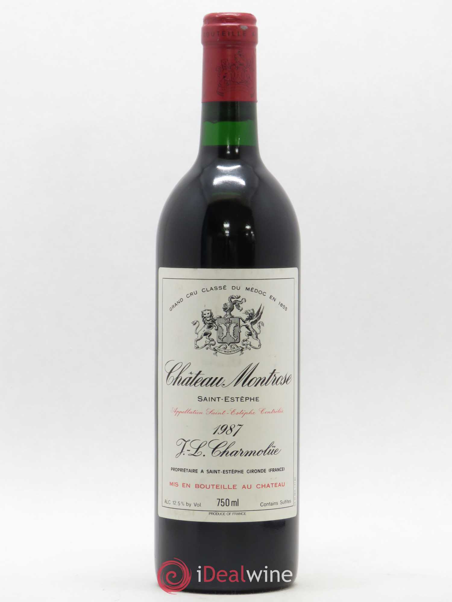 Château Montrose 2ème Grand Cru Classé 1987 - Lot de 1 bouteille - 0