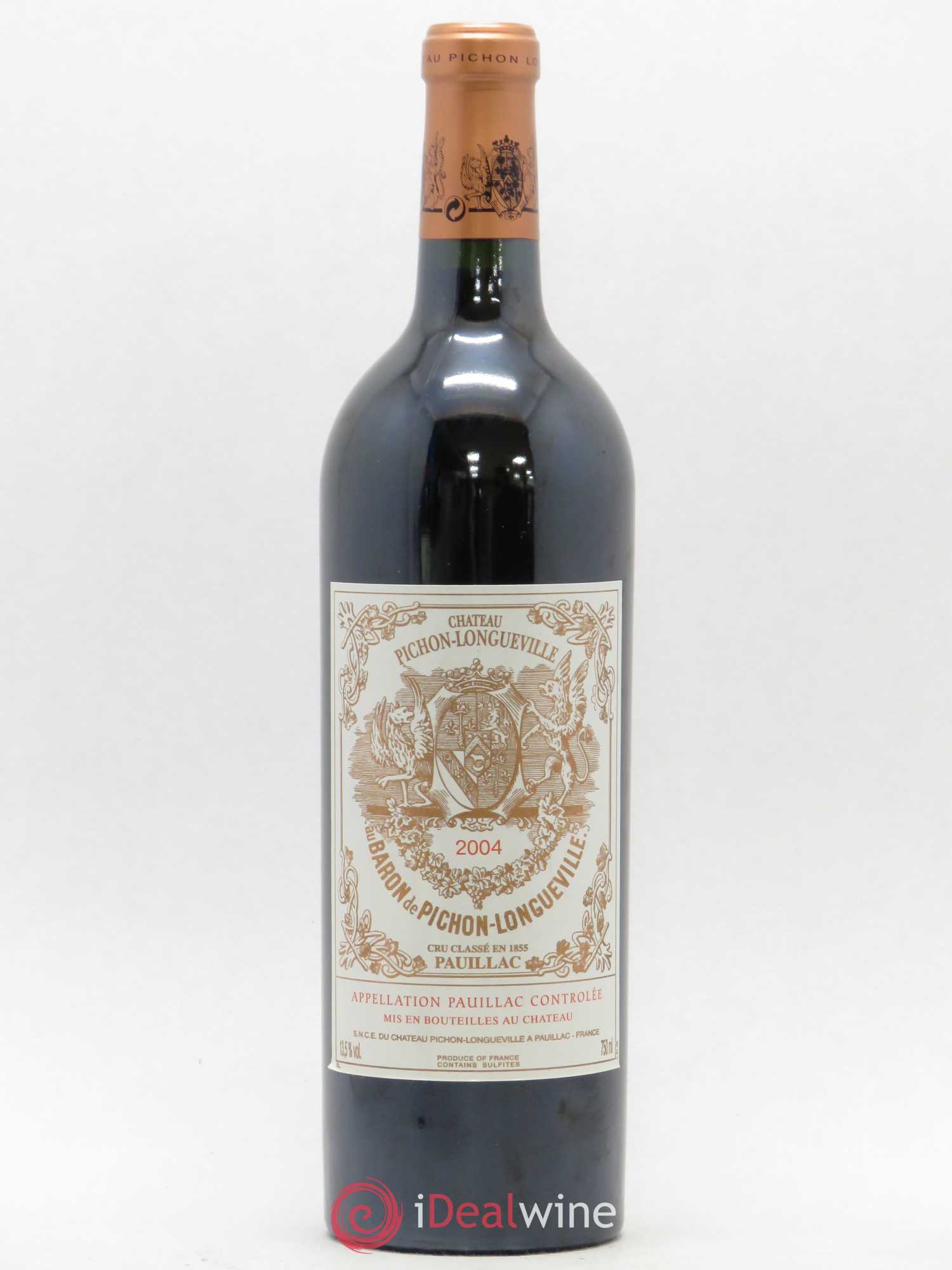 Pichon Longueville Baron 2ème Grand Cru Classé 2004 - Lot de 1 bouteille - 0