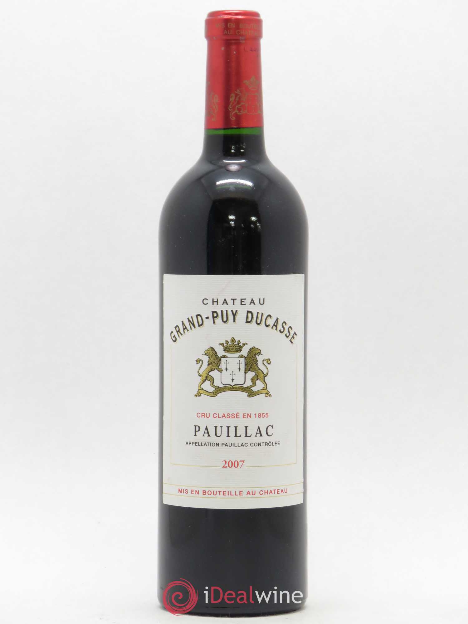 Château Grand Puy Ducasse 5ème Grand Cru Classé 2007 - Lot de 1 bouteille - 0