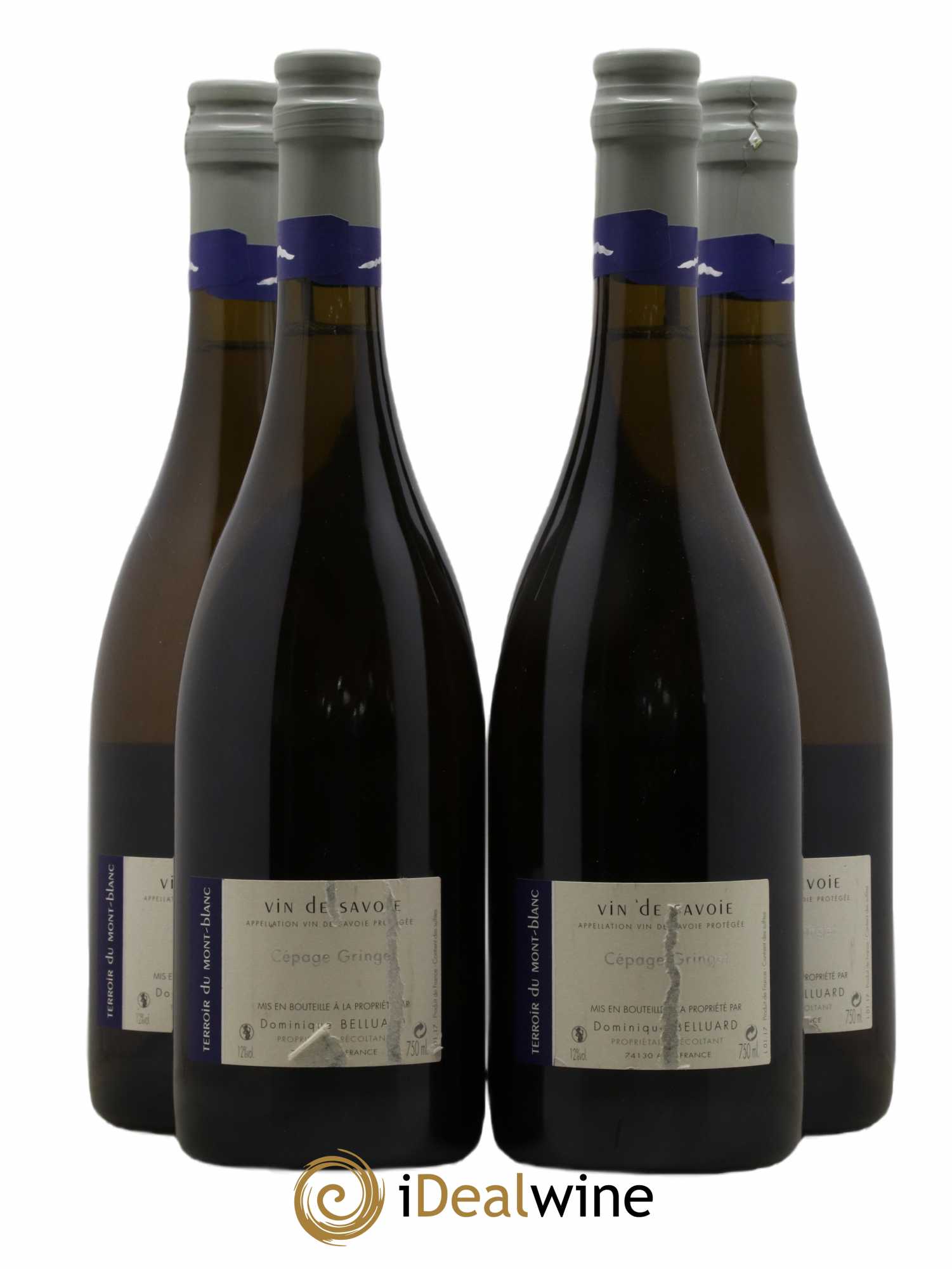 Vin de Savoie Les Alpes Domaine Belluard 2017 - Lot de 4 bouteilles - 1